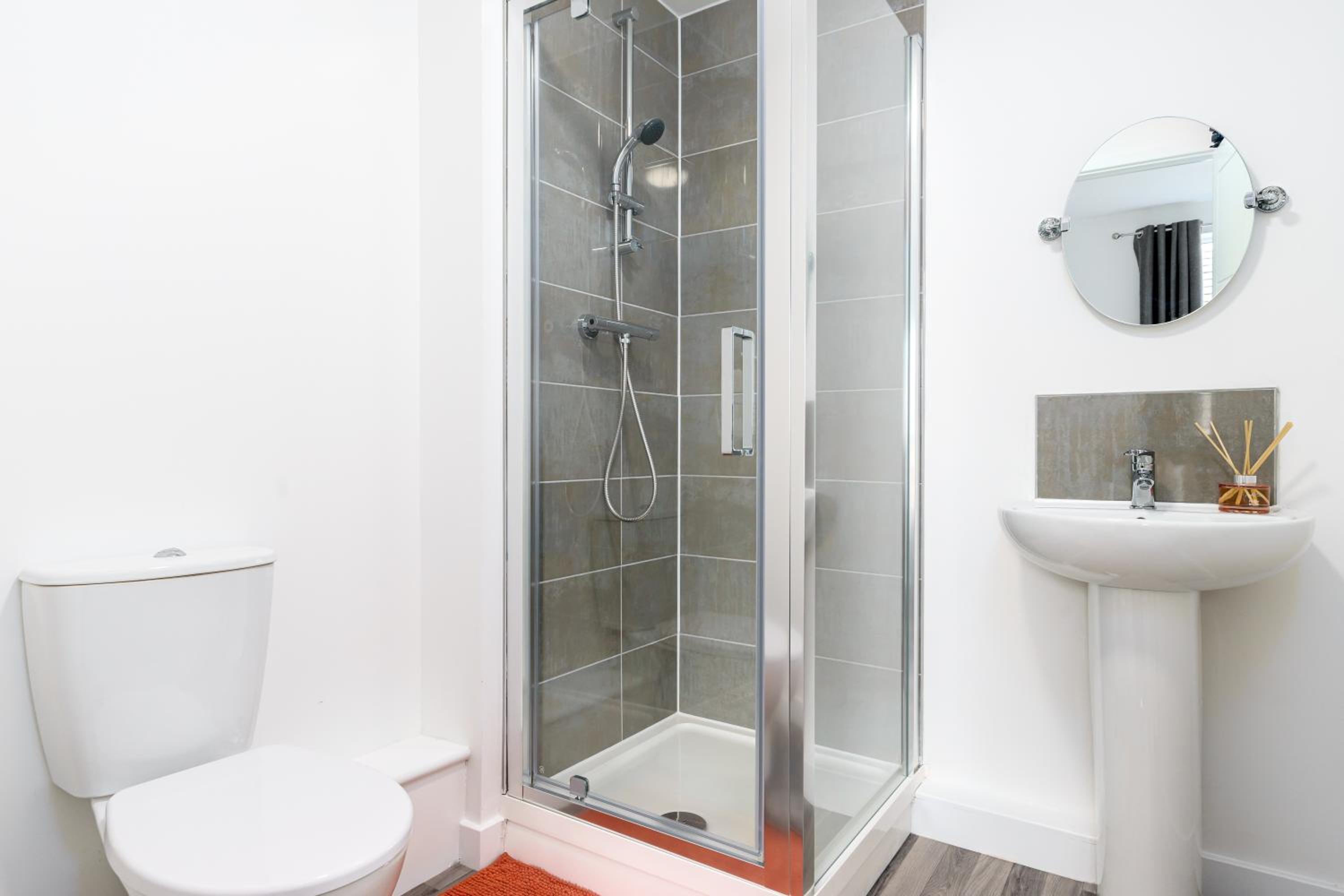 Fortified Luxury Apartment with Balcony and free parking view 5