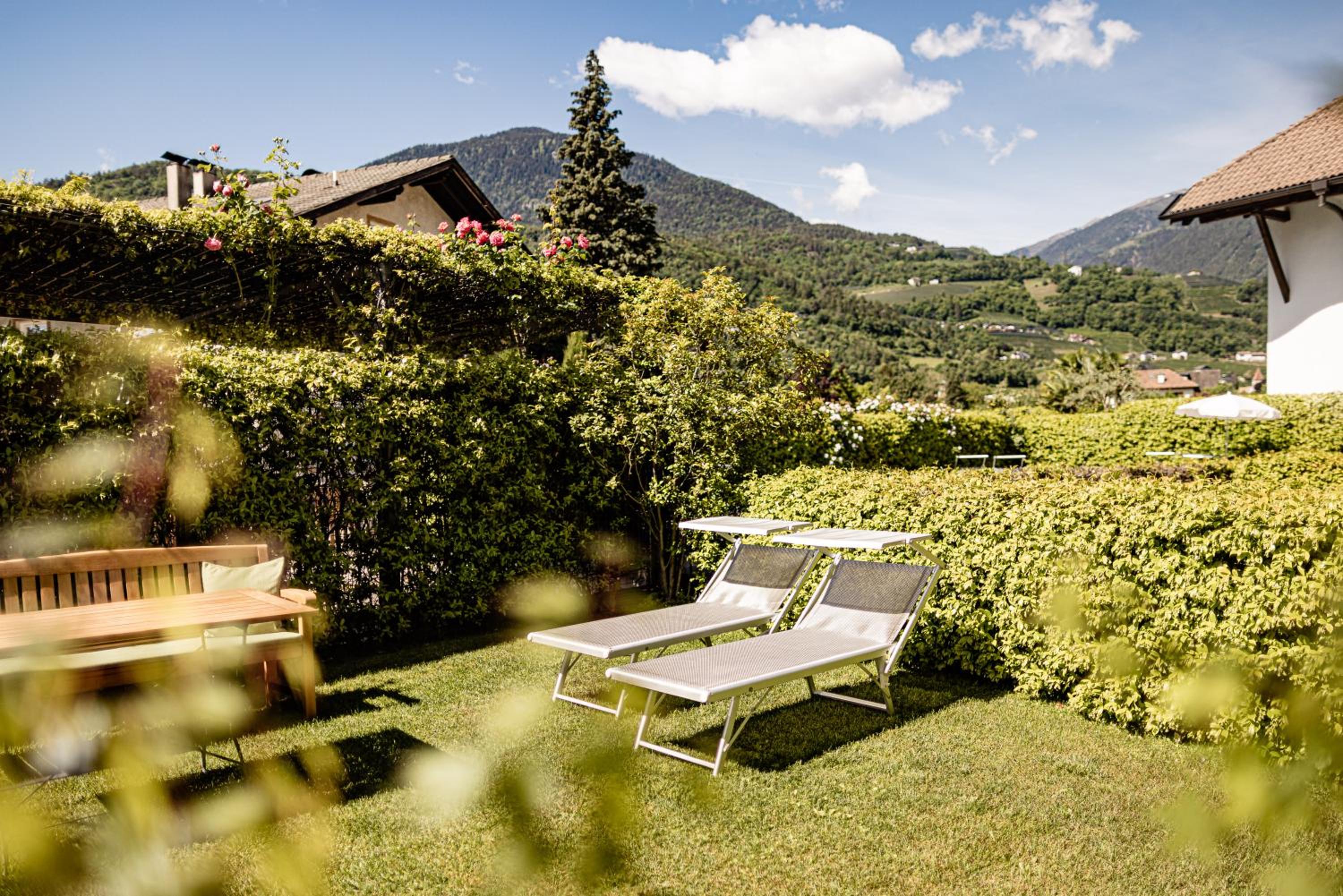 outdoor BBQ area