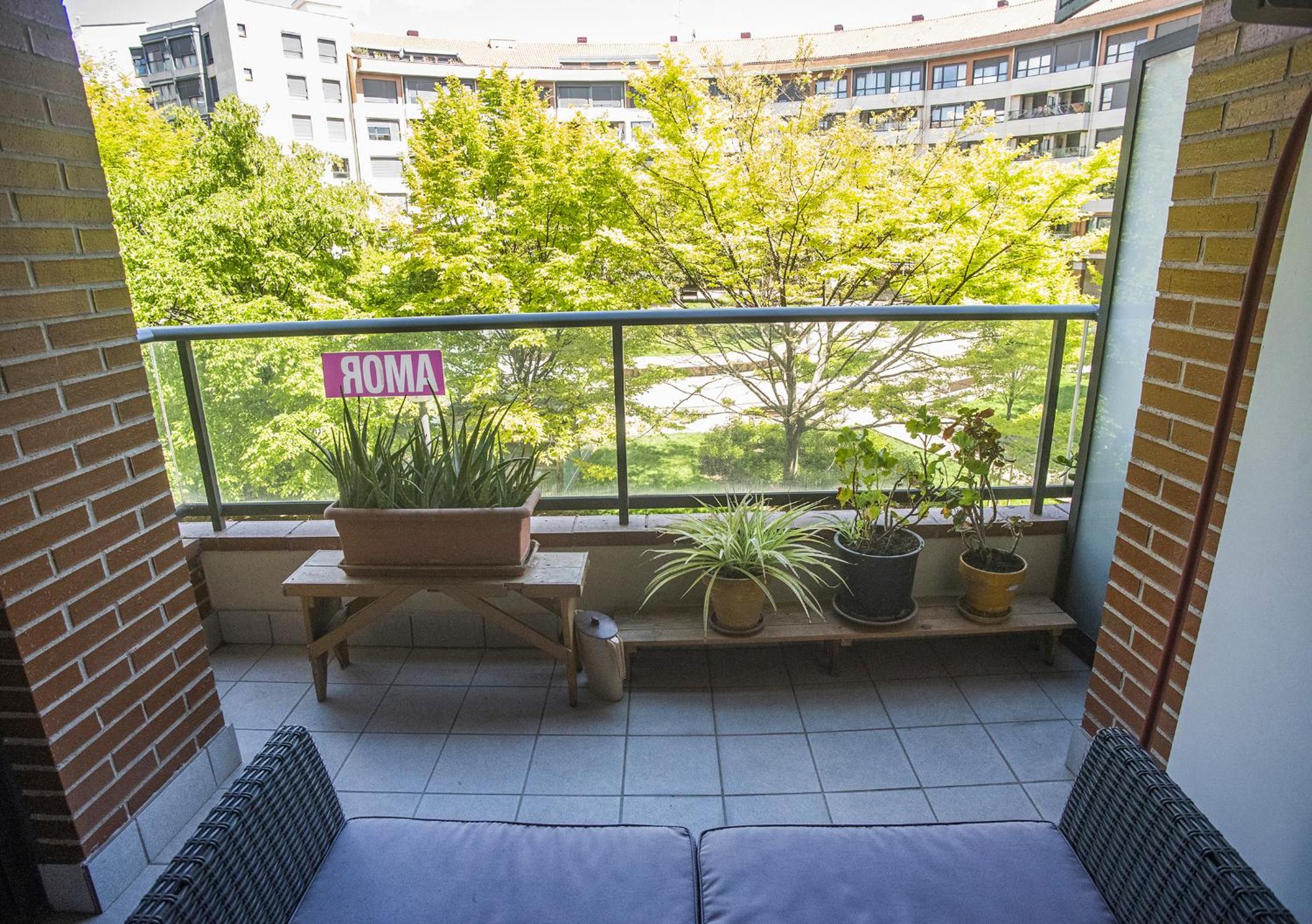 UN JARDIN EN LA CIUDAD gran piso y super terraza en el centro By Apartamentos con aire acondicionado Logroño view 2