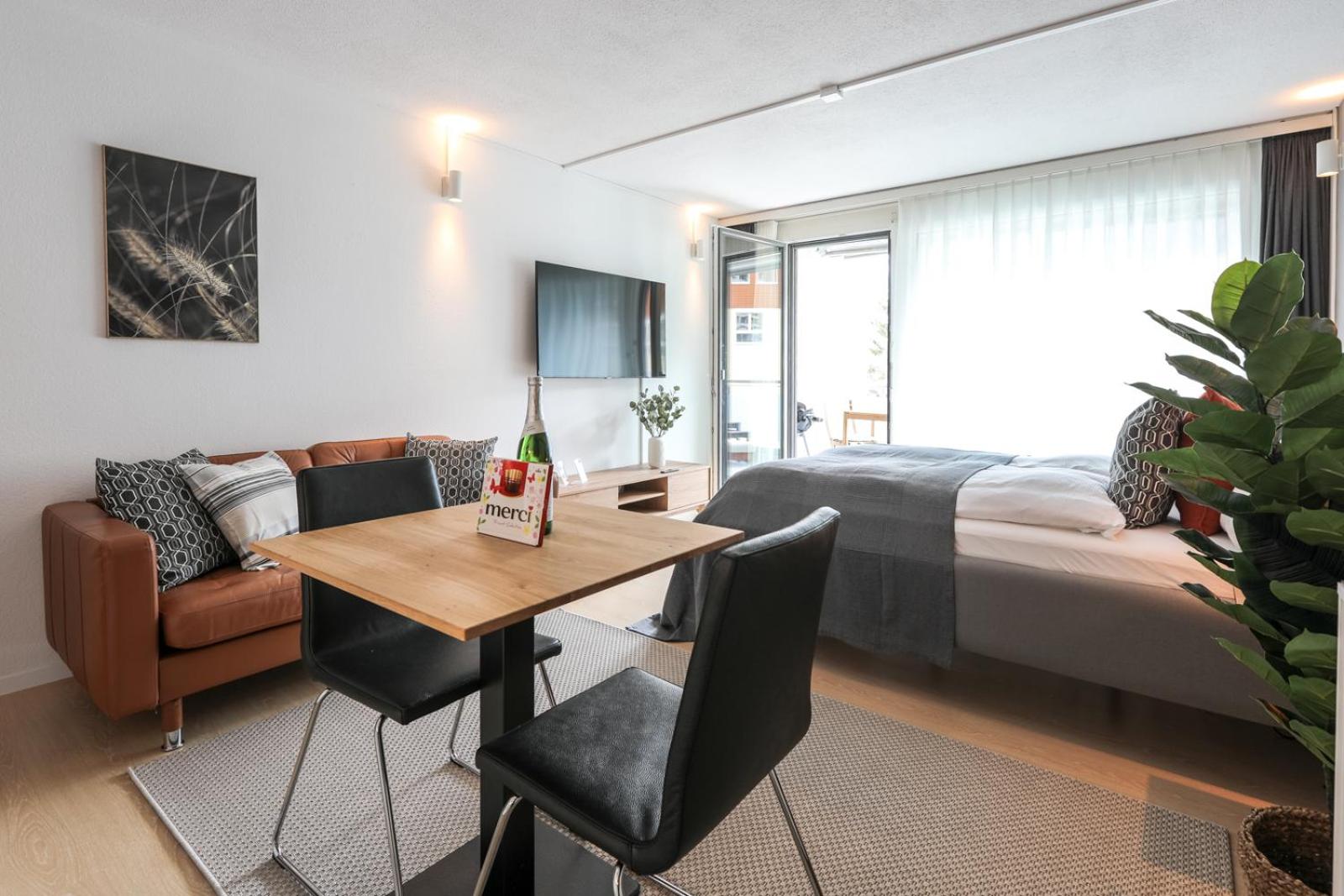 Spirit Apartments - Studio #3 - Balkon - Parkplatz