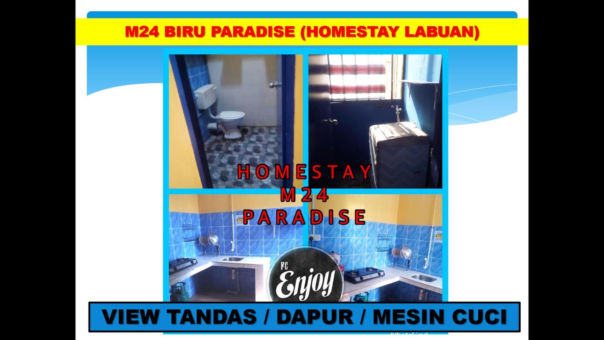 HOMESTAY BIRU BLOK M24 VVIP GROUND FLOOR TAMAN MUTIARA WP Labuan view 3