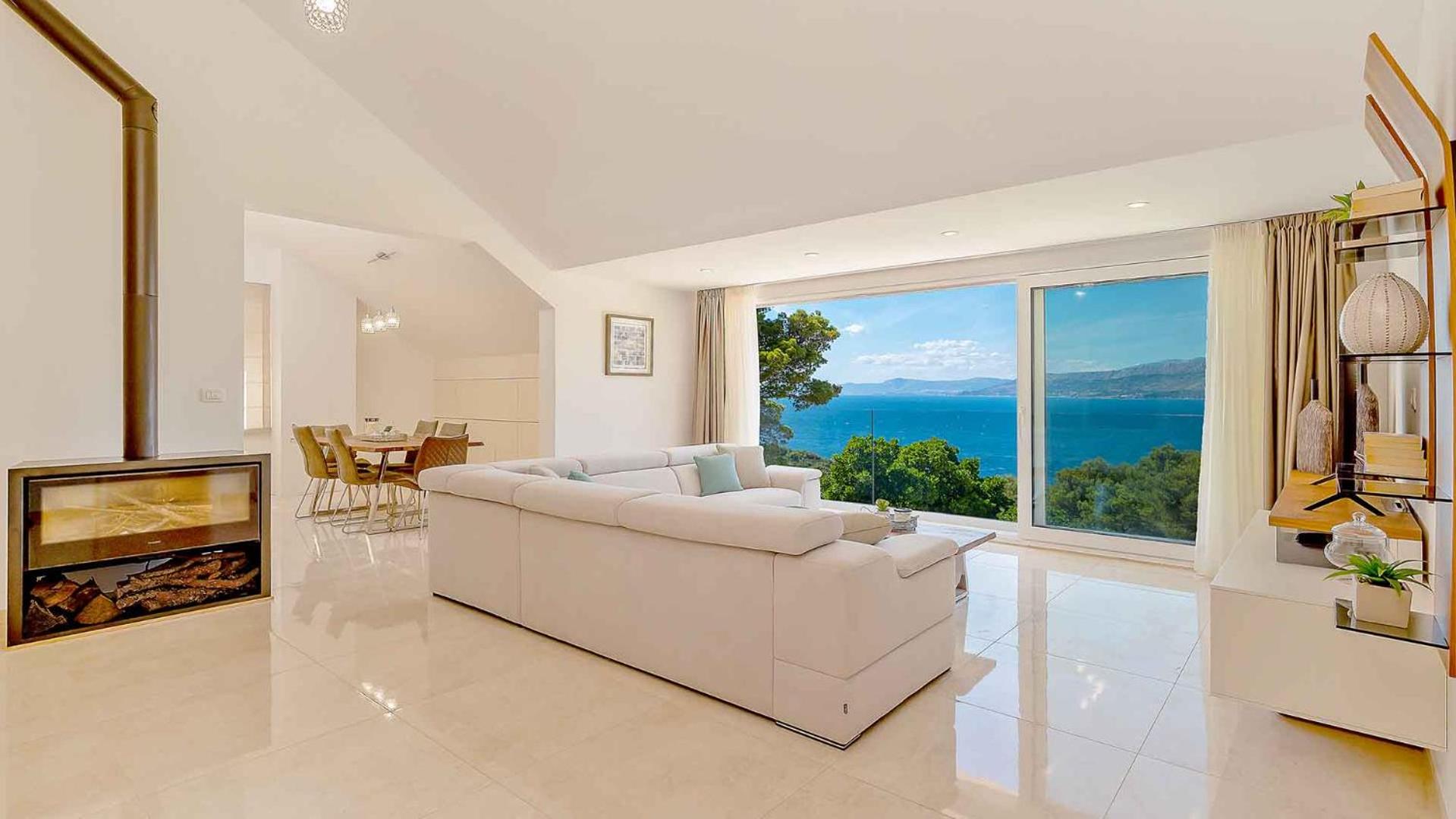 A gorgeous villa on a private property on the island Brač view 4