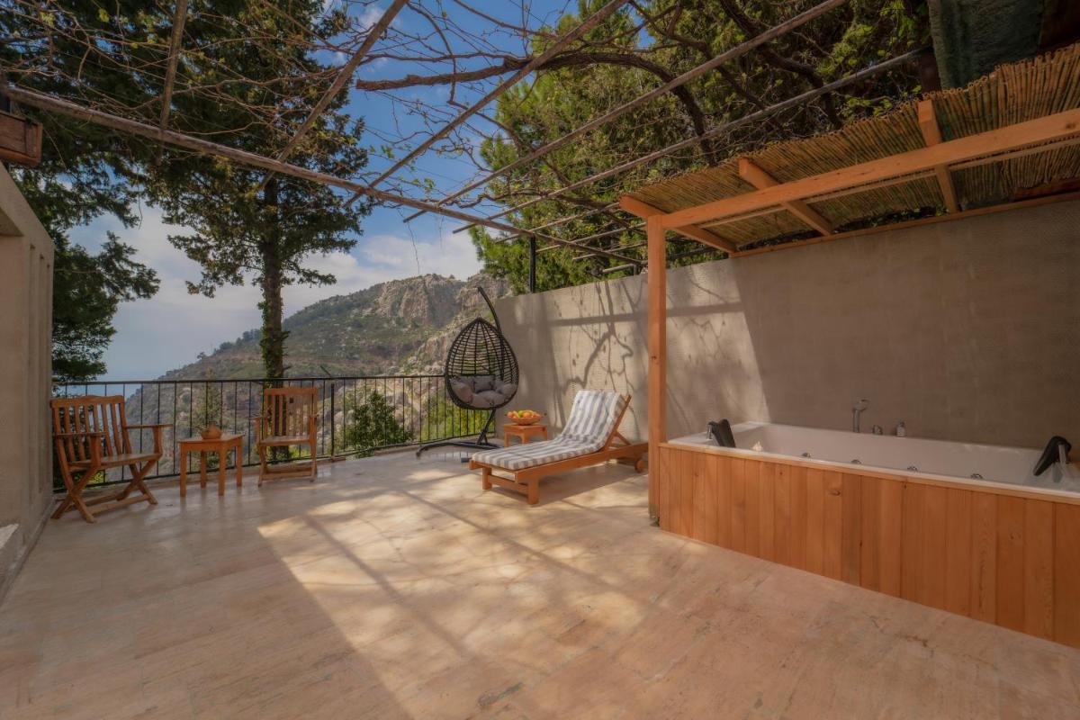 outdoor BBQ area