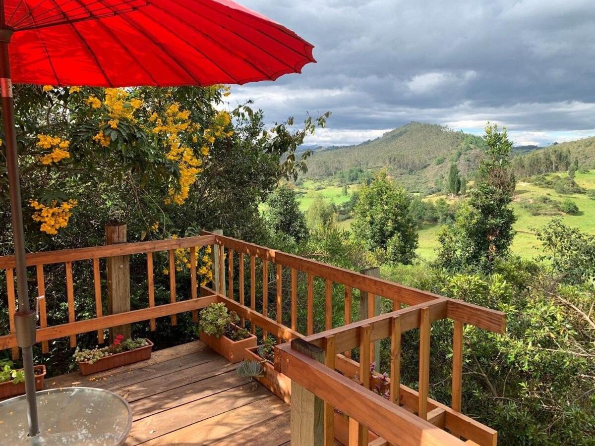 Hermoso alojamiento en una bella reserva natural de bosque alto andino en Tuta Boyacá