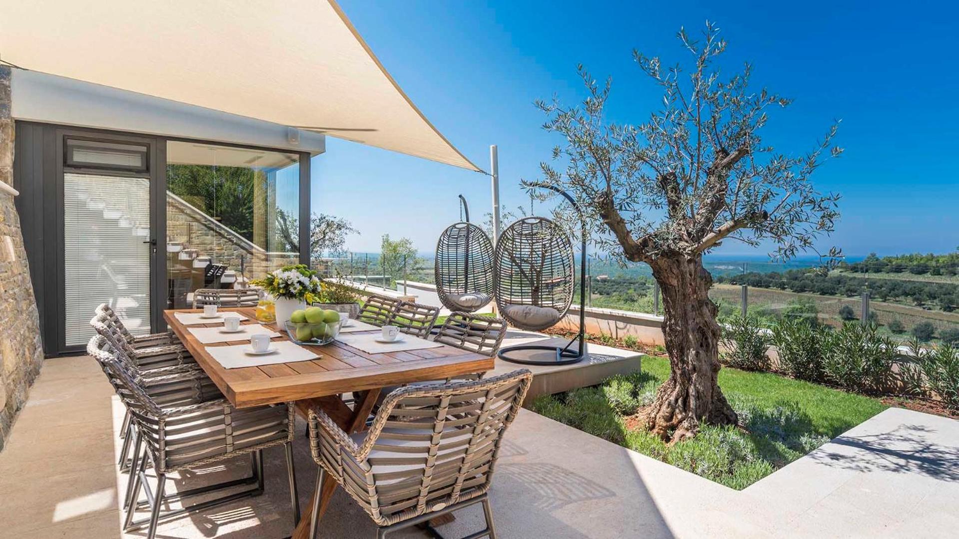 Luxurious villa with stunning view in Buje view 4