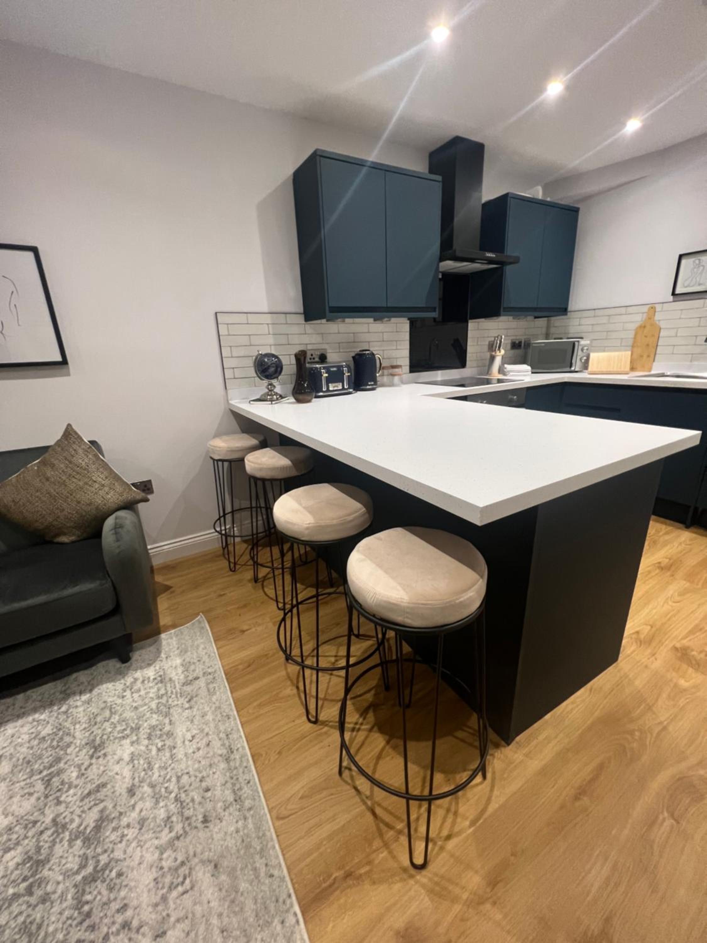 Gorgeous Newly Renovated 2 Double Bed Flat view 2