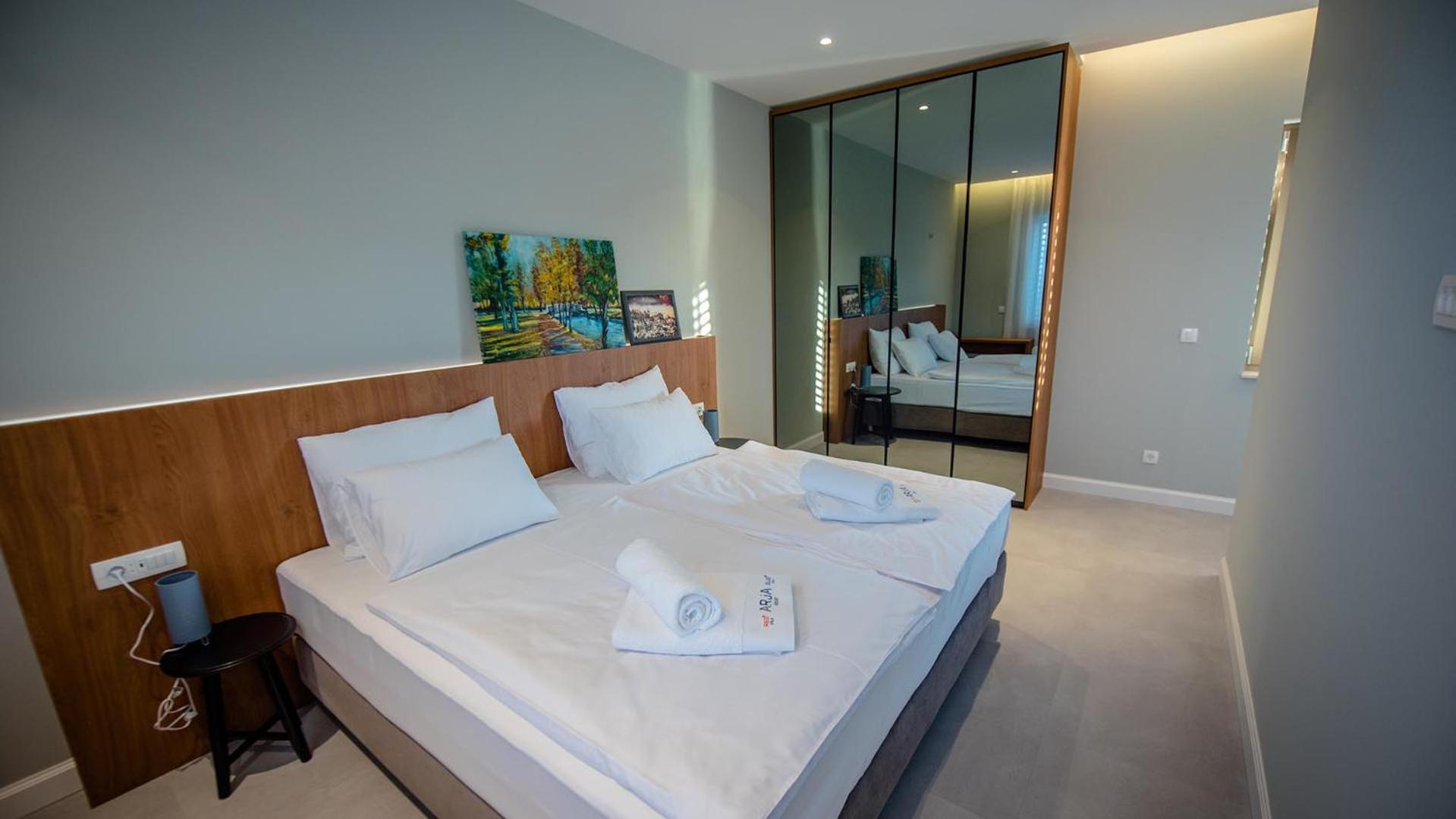 A modern villa in Zmijavci with a gym, tennis and basketball court view 3