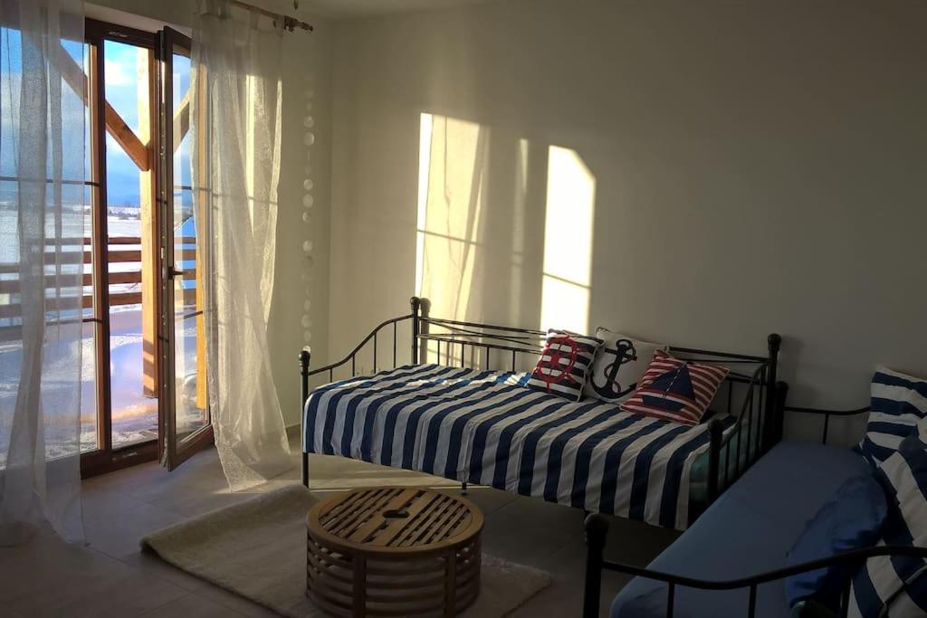 Apartmán s terasou a výhledem na jezero Lipno