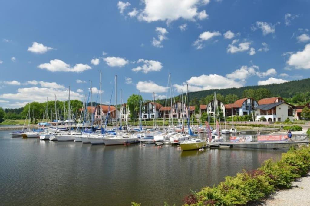 Apartmán s terasou a výhledem na jezero Lipno