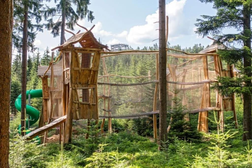 Apartmán s terasou a výhledem na jezero Lipno