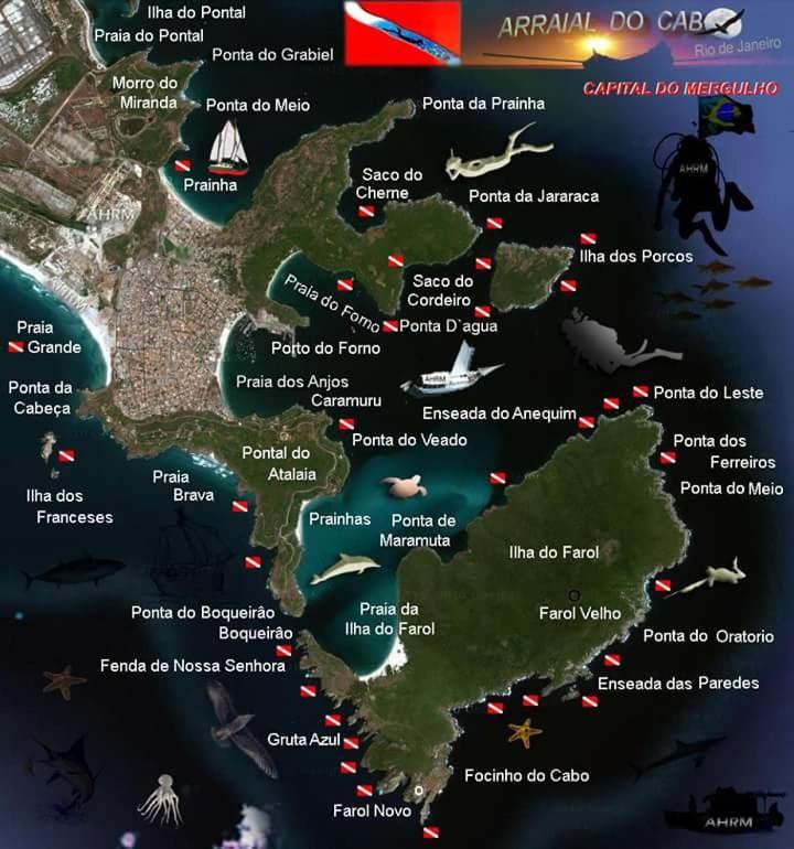 CASAS DUPLEX 2 QUARTOS na beira da praia de Figueira - Arraial do Cabo - RJ - Máx 5 hóspedes com 2 suítes, ou Máx 7 Hóspedes com sala de TV e churrasqueira
