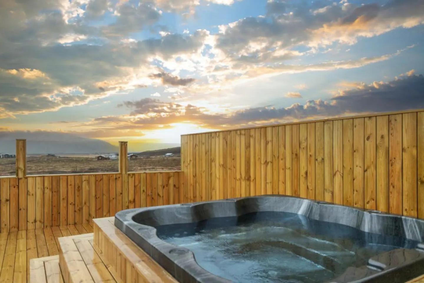 Luxury Log Home with a Hot Tub view 3