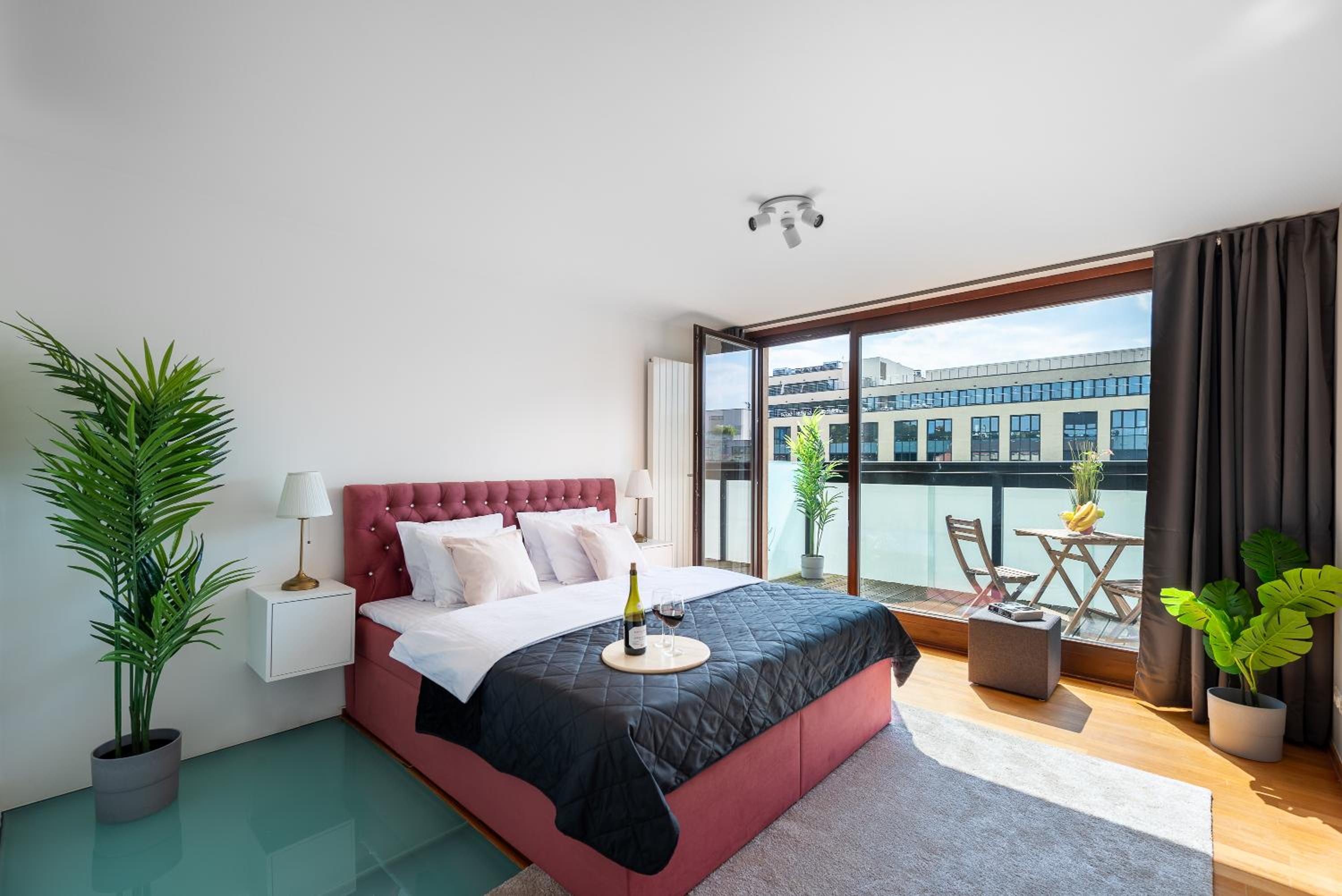 Stylish penthouses featuring a terrace in Prague