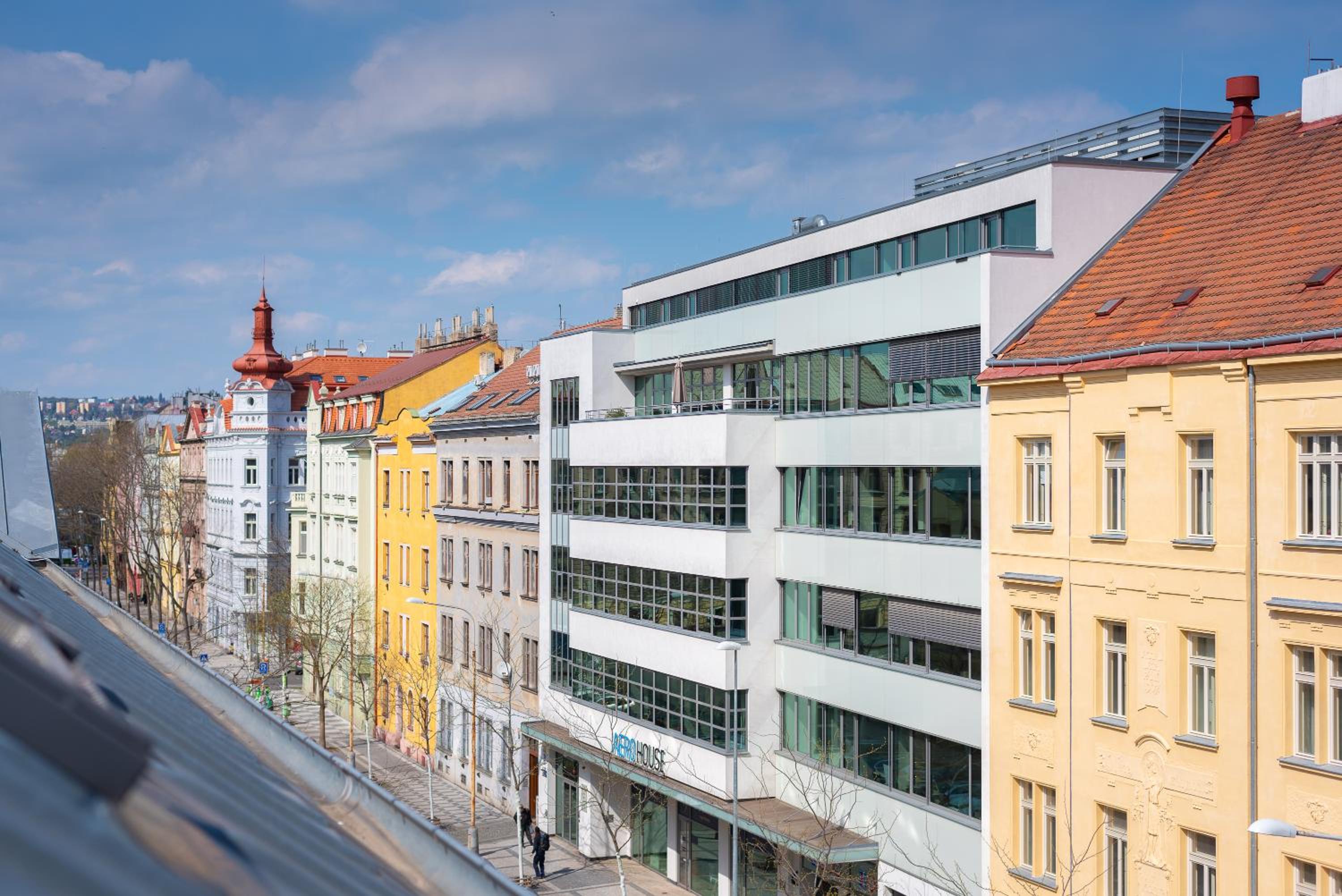 Stylish penthouses featuring a terrace in Prague
