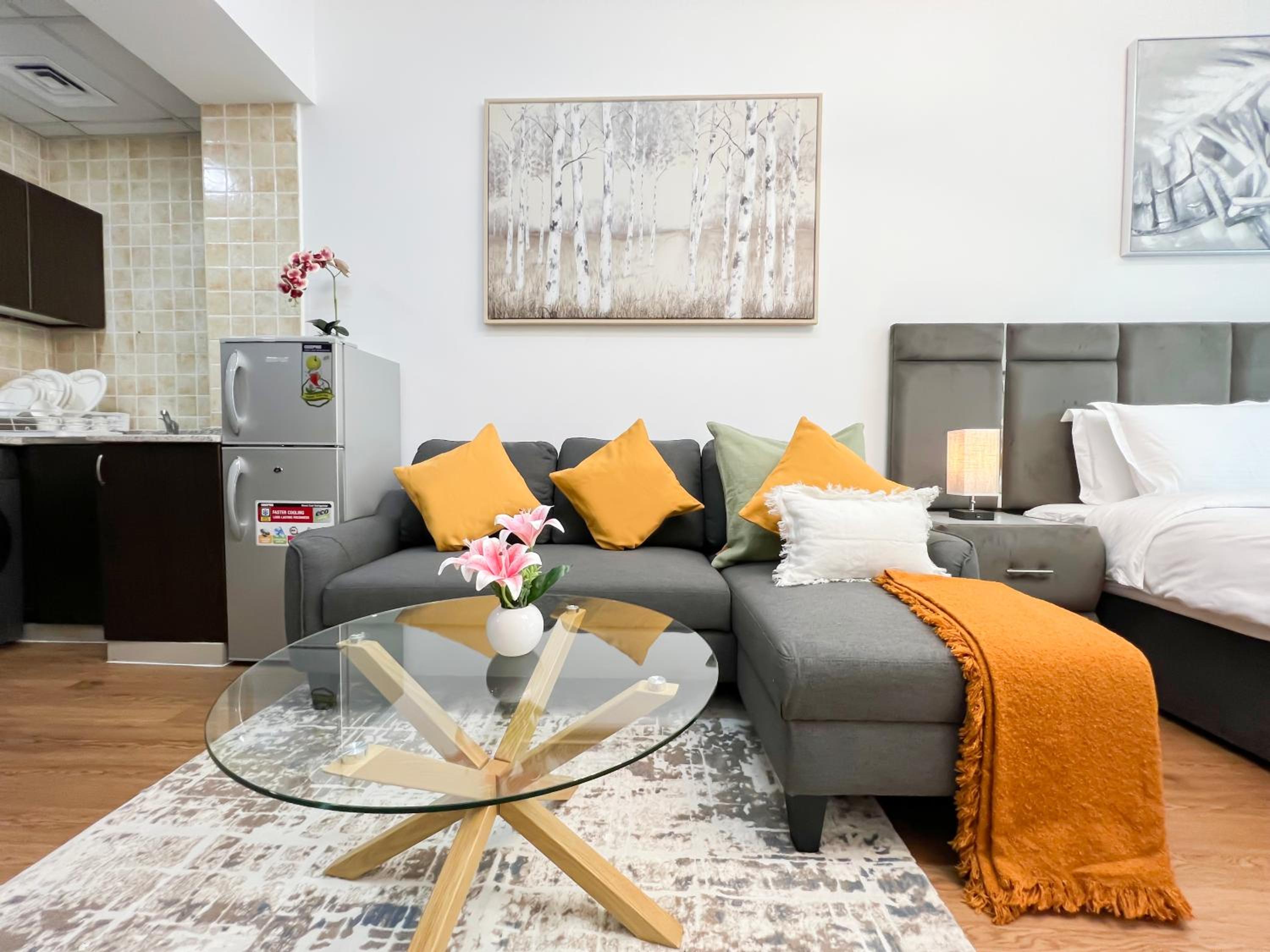 Luxury Studio Apartment Close to JBR Beach&Yacht Club&Metro-Available Airport Shuttle