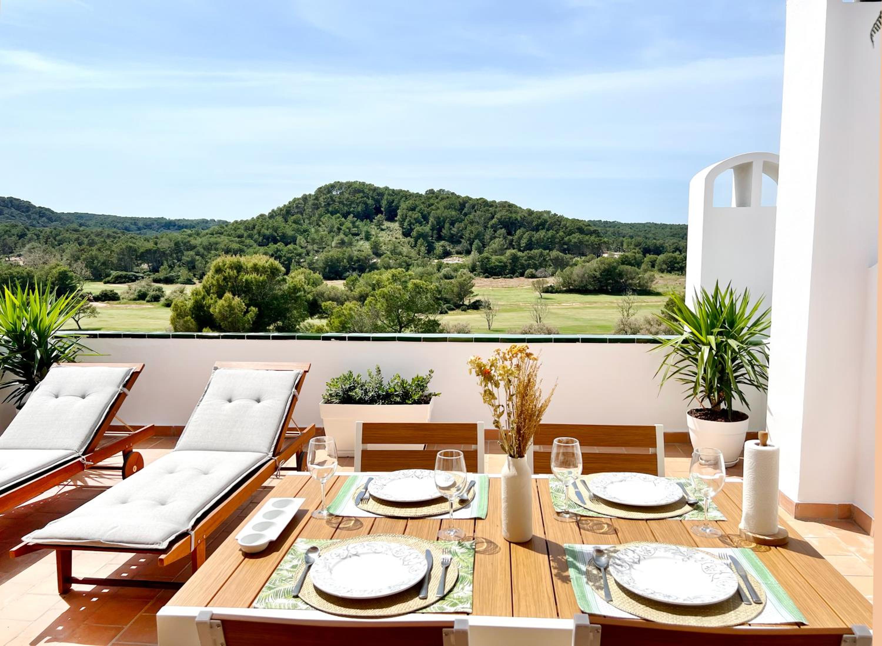 Apartamento Atardecer en Menorca Son Parc Vista al campo de golf photo 1