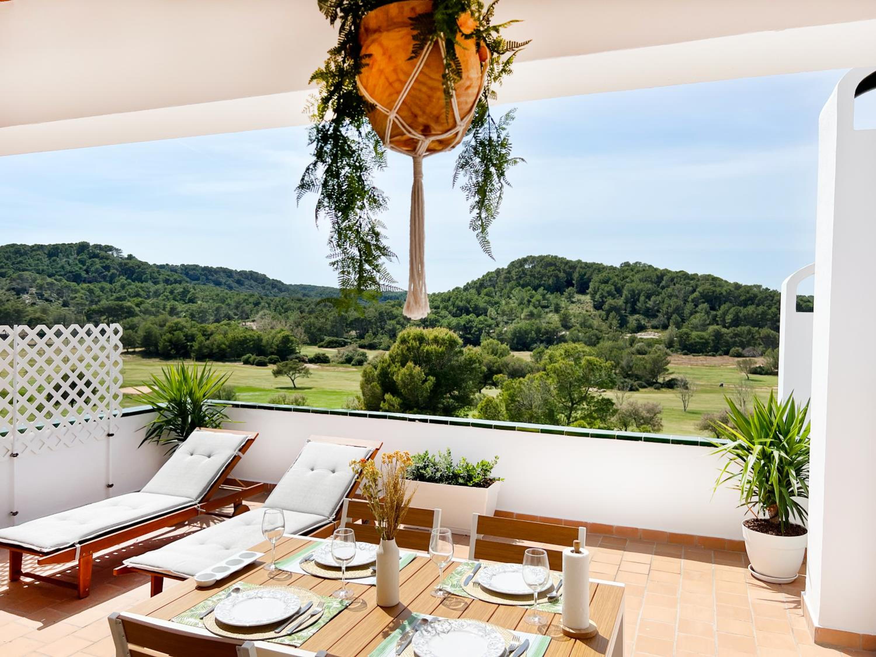 Apartamento Atardecer en Menorca Son Parc Vista al campo de golf photo 5