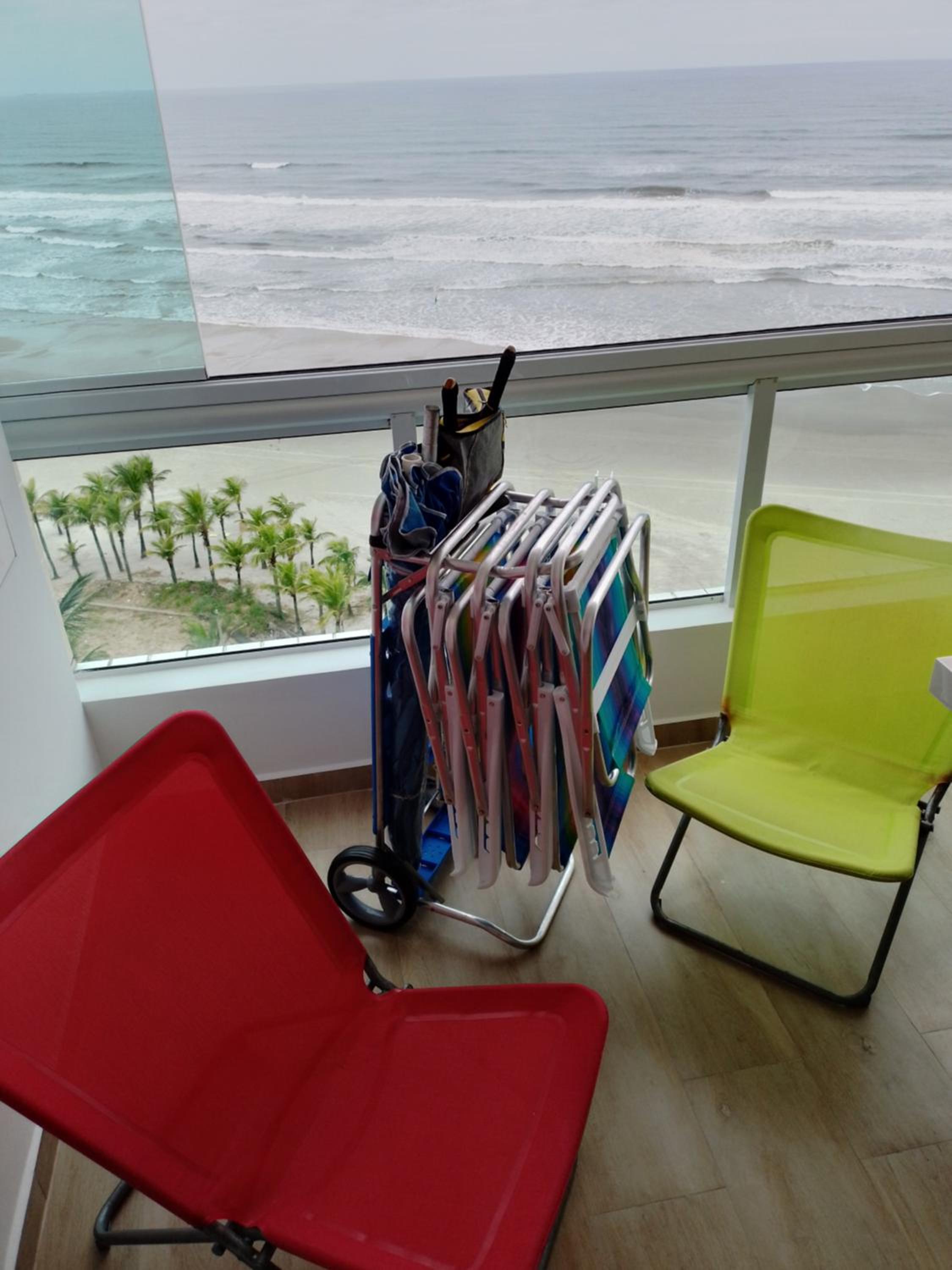 Apartamento Praia Grande Novo Frente Mar Pé na Areia