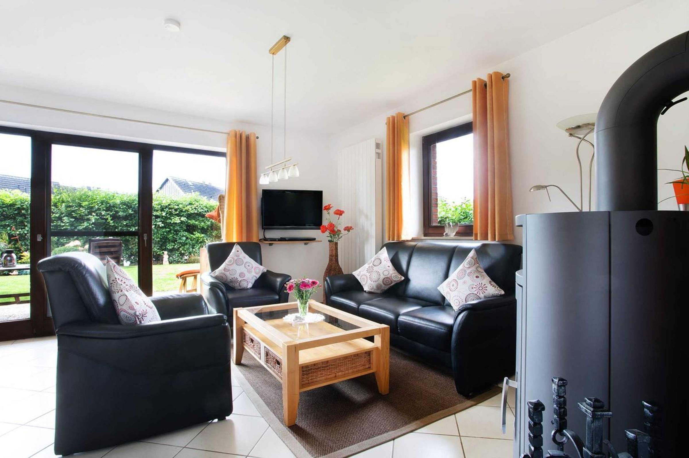 Ferienhaus Britschock mit eingezäuntem Garten und Sauna