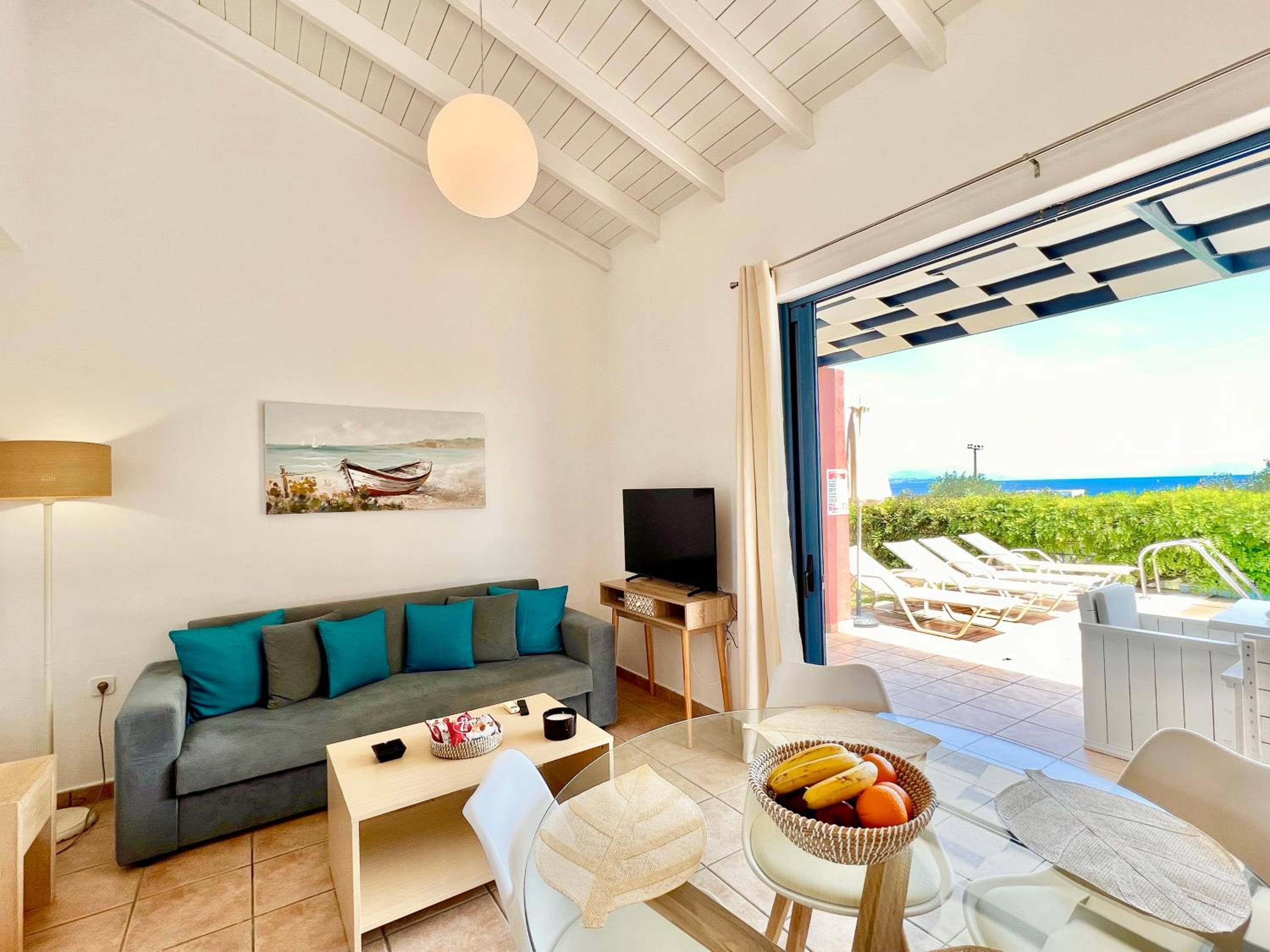 Villa Barbati Thalassaki with private pool by DadoVillas view 5