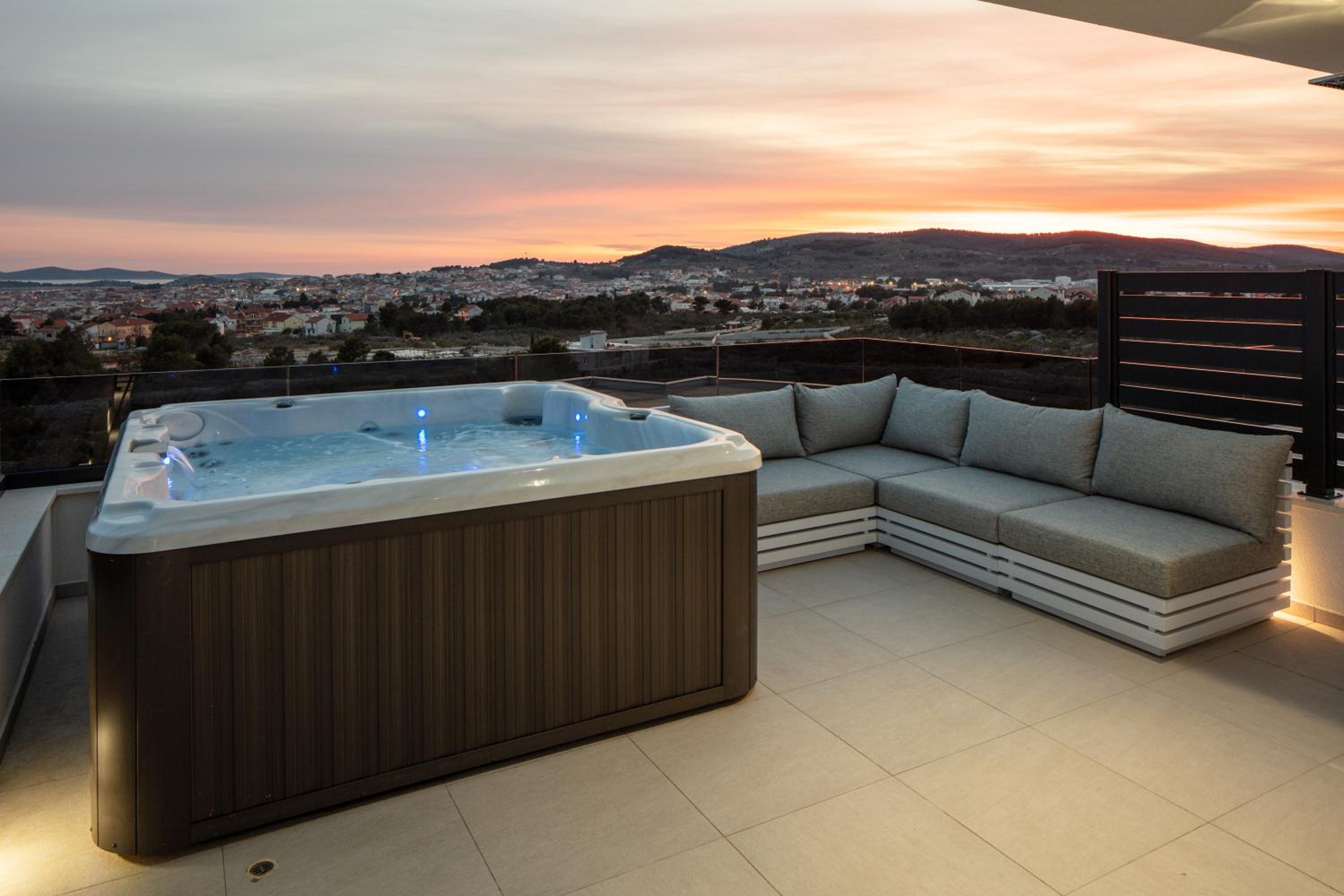 Luxury Villa Vodice Sky view 2