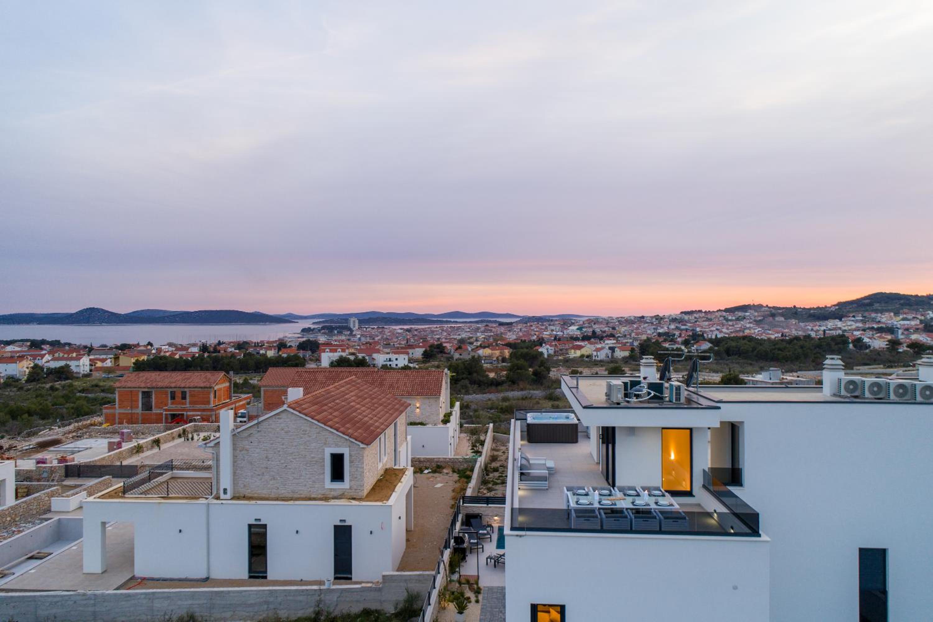 Luxury Villa Vodice Sky view 3
