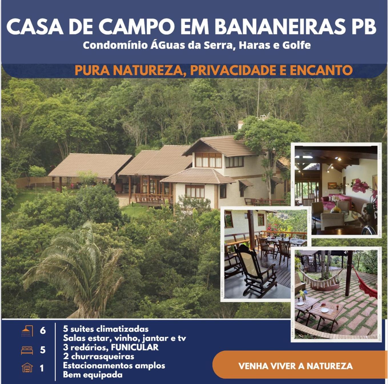 Casa de campo em Bananeiras Cond.Águas da Serra