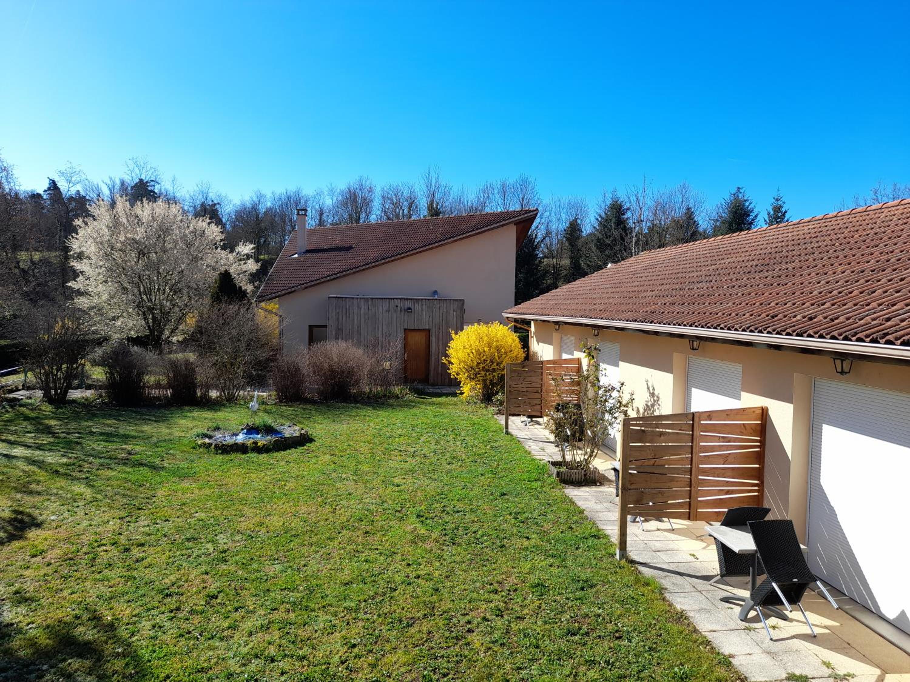 outdoor BBQ area