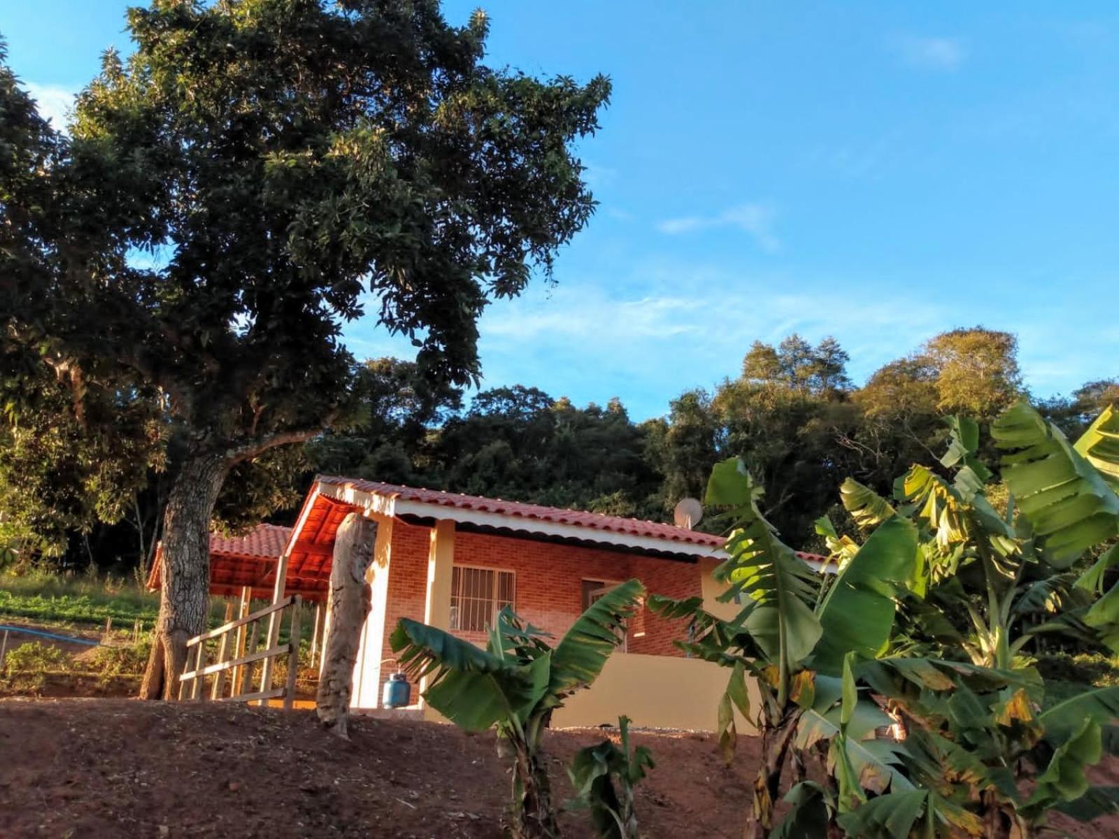 Casa da Vovó na Pousada Sitio Pauletto - com Cozinha, Churrasqueira e Decoração