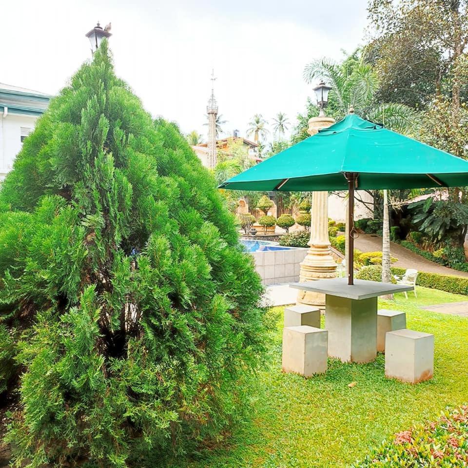 outdoor BBQ area