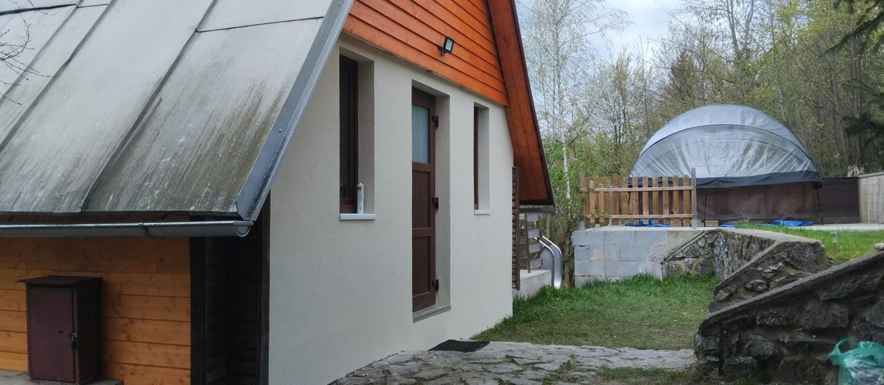 Chata v moravského krasu