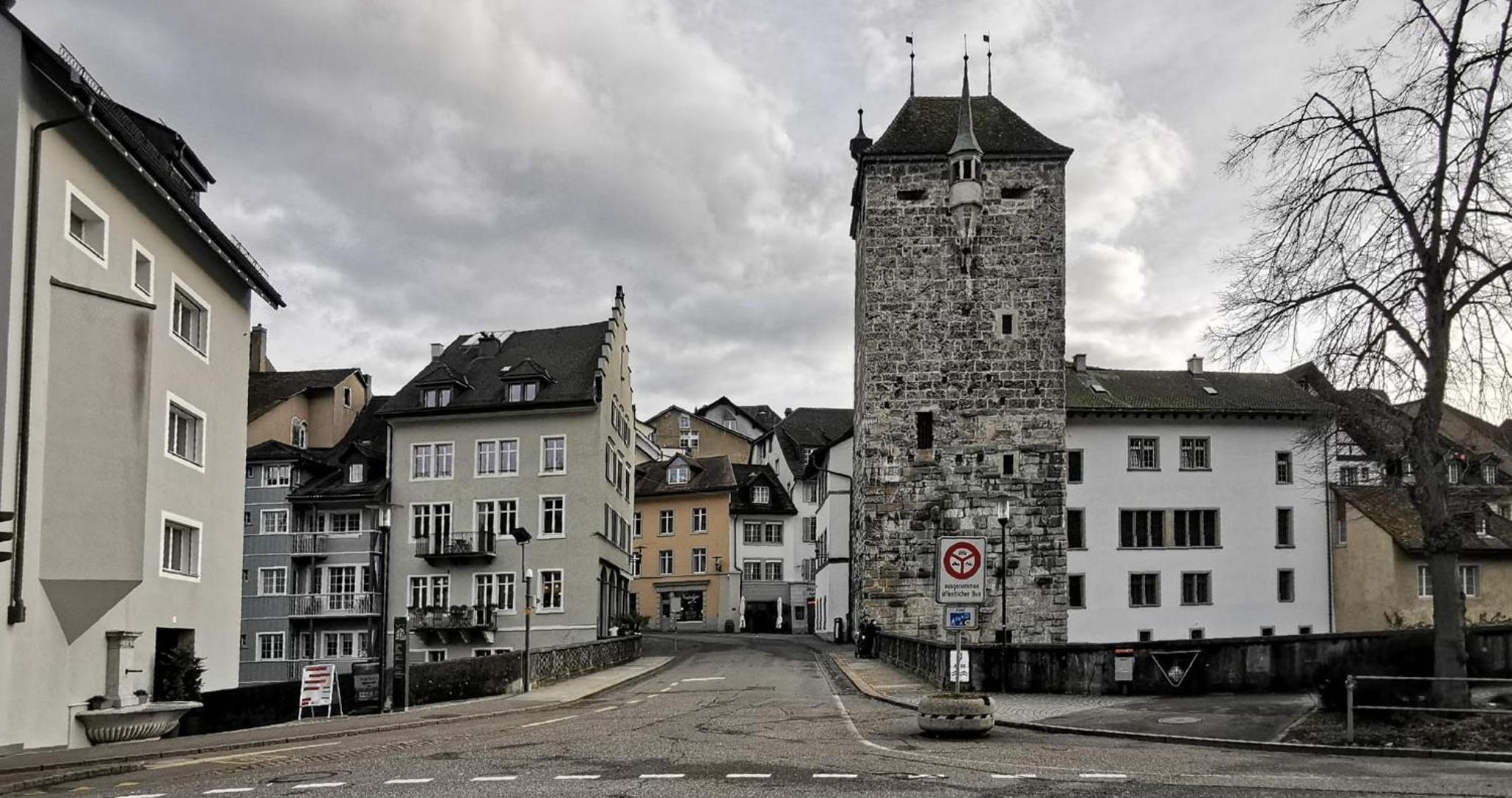 Blick auf Schwarzen Turm - Freihofapartments