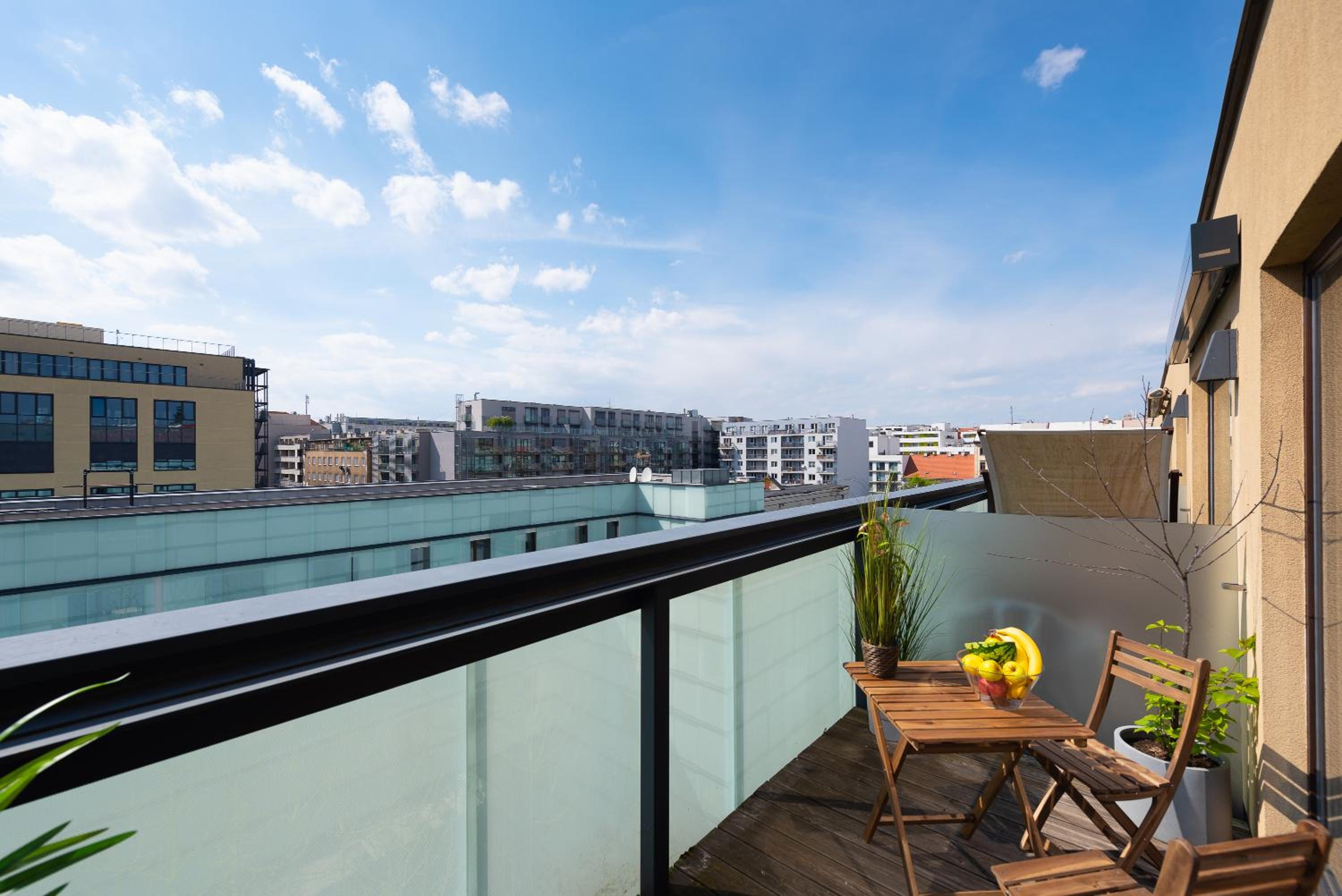 Penthouse with terrace near the center of Prague
