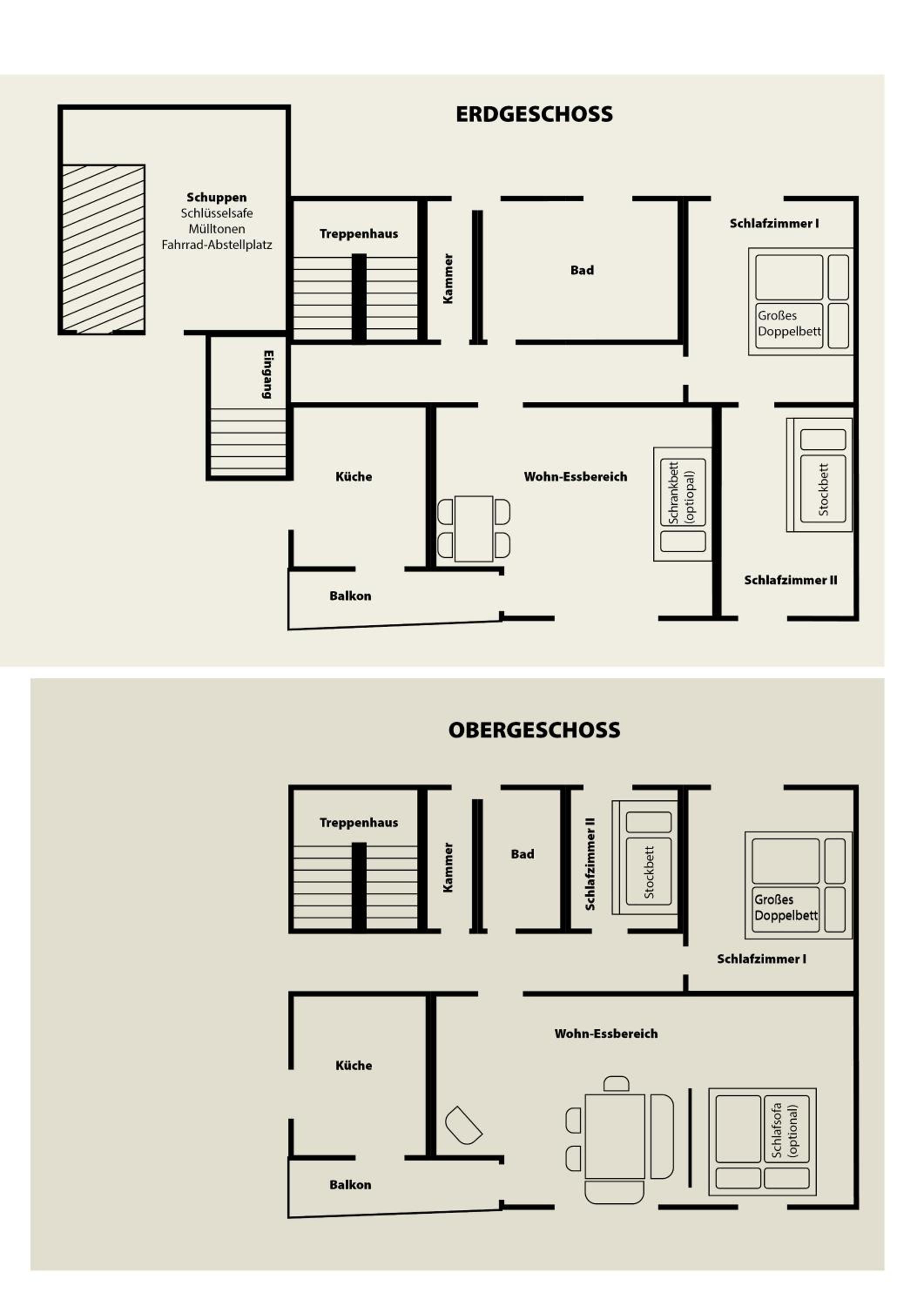 Großes Ferienhaus mit Garten für Familie & Gruppen bis 13 Personen
