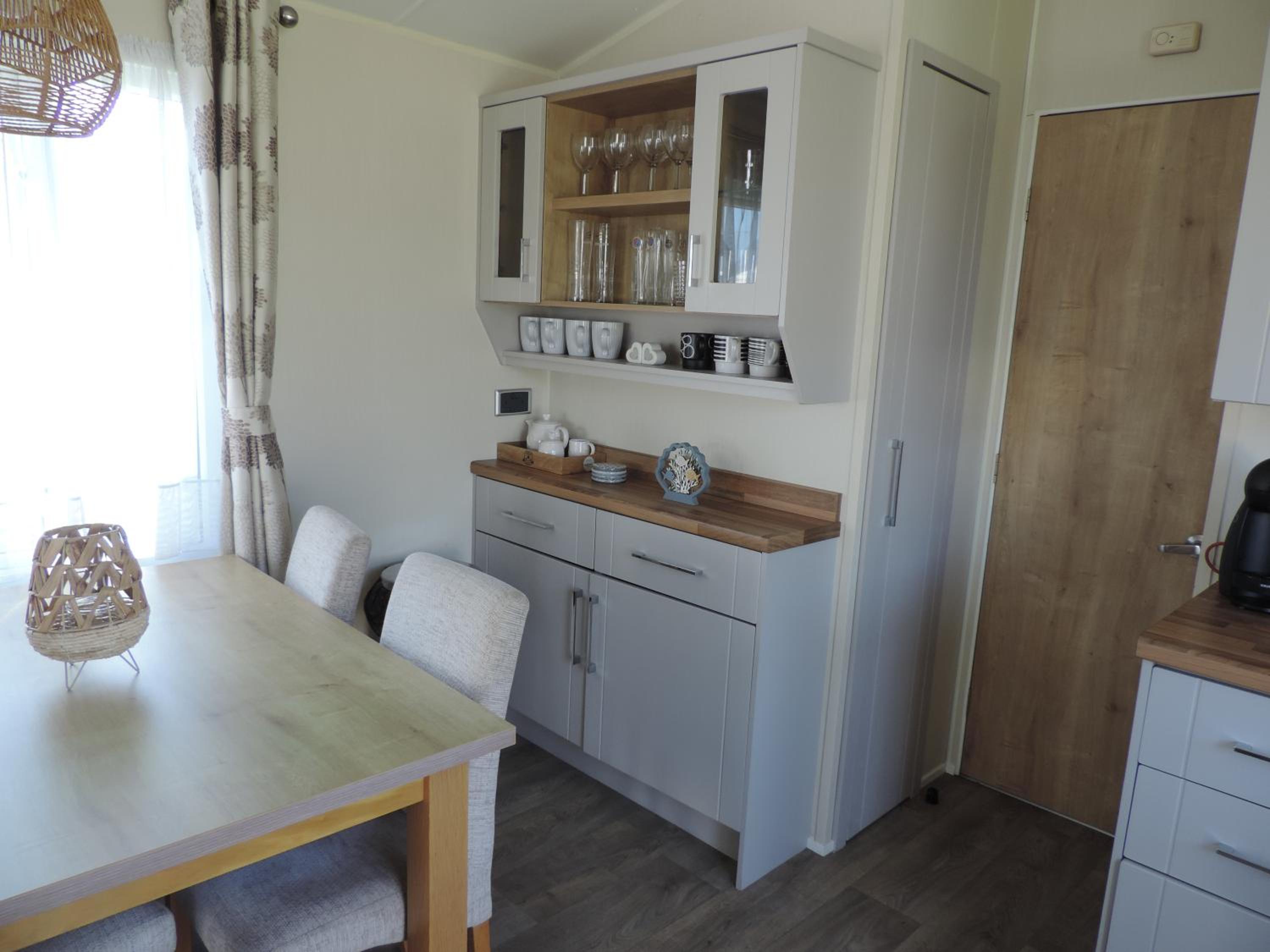 The Cockle Shell Caravan, Seaview Holiday Park, Whitstable