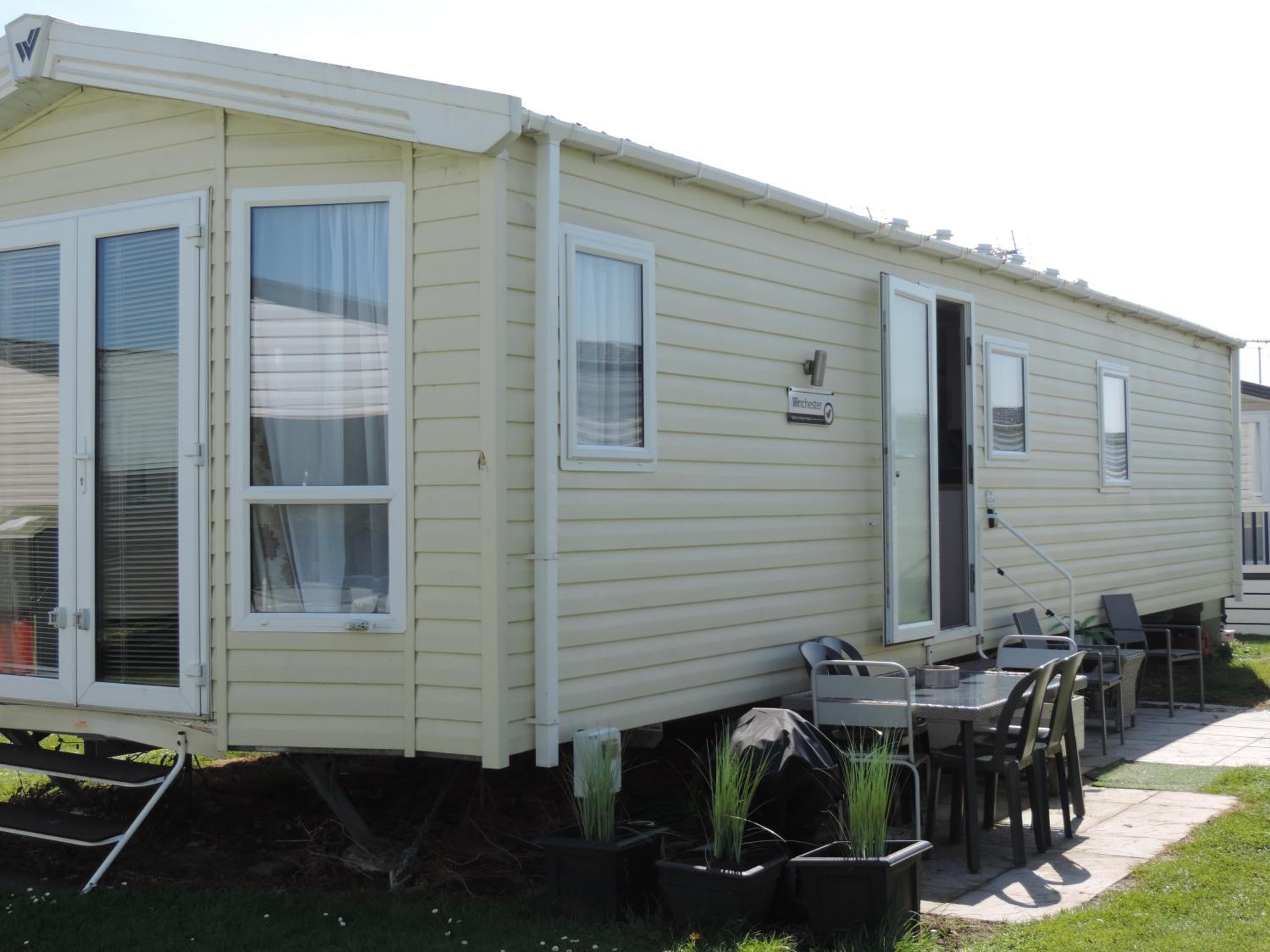 The Cockle Shell Caravan, Seaview Holiday Park, Whitstable