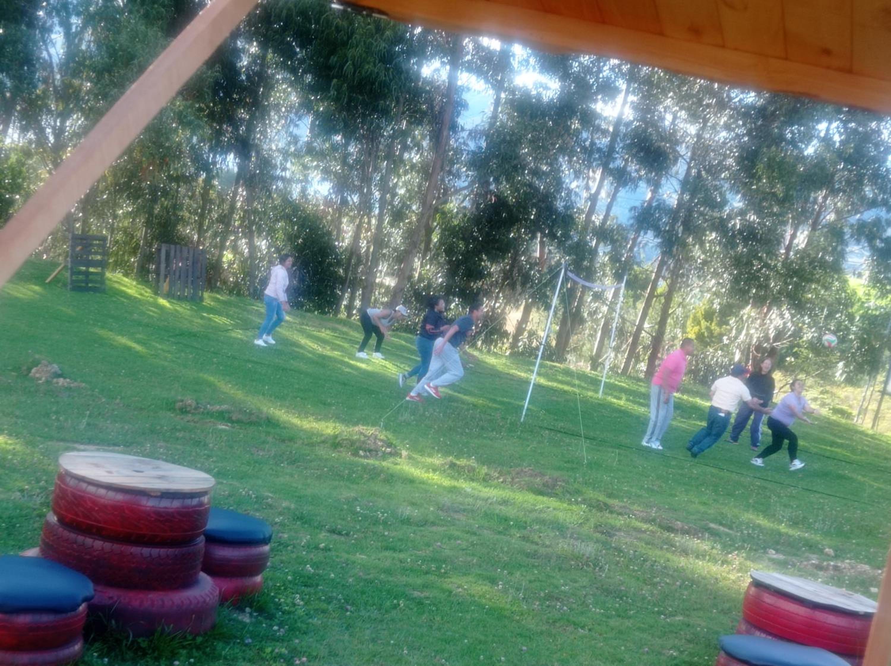 Hospedaje Guatavita cabaña tippie