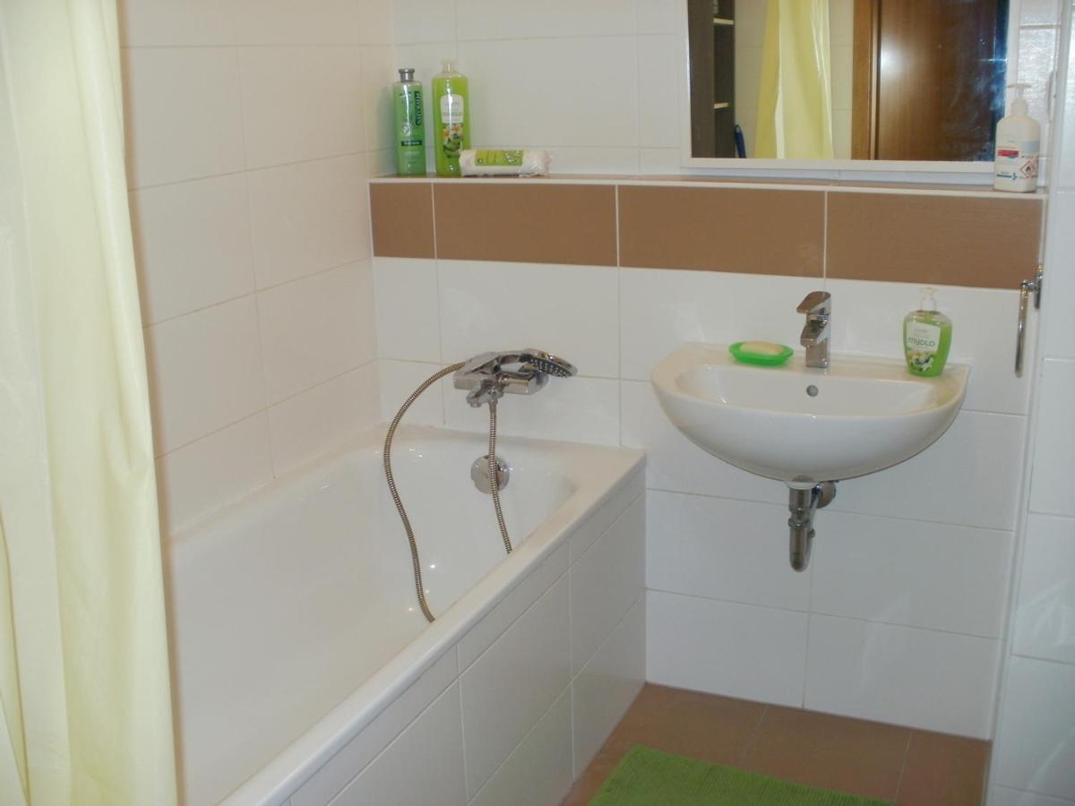 Garden apartment with garage in central Prague