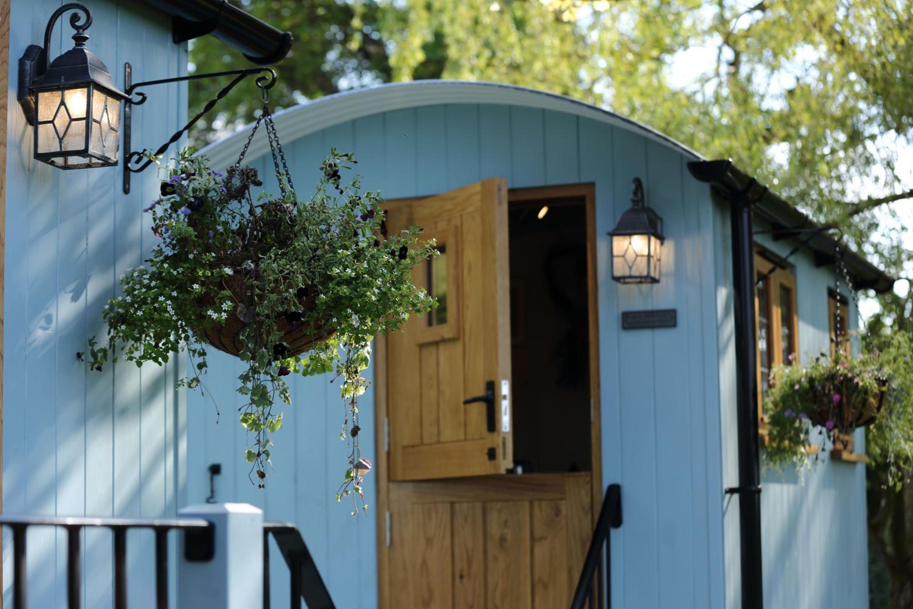 Upper Gelli Luxury Holiday Lodge, Converted Dairy & Cosy Shepherds Huts view 5