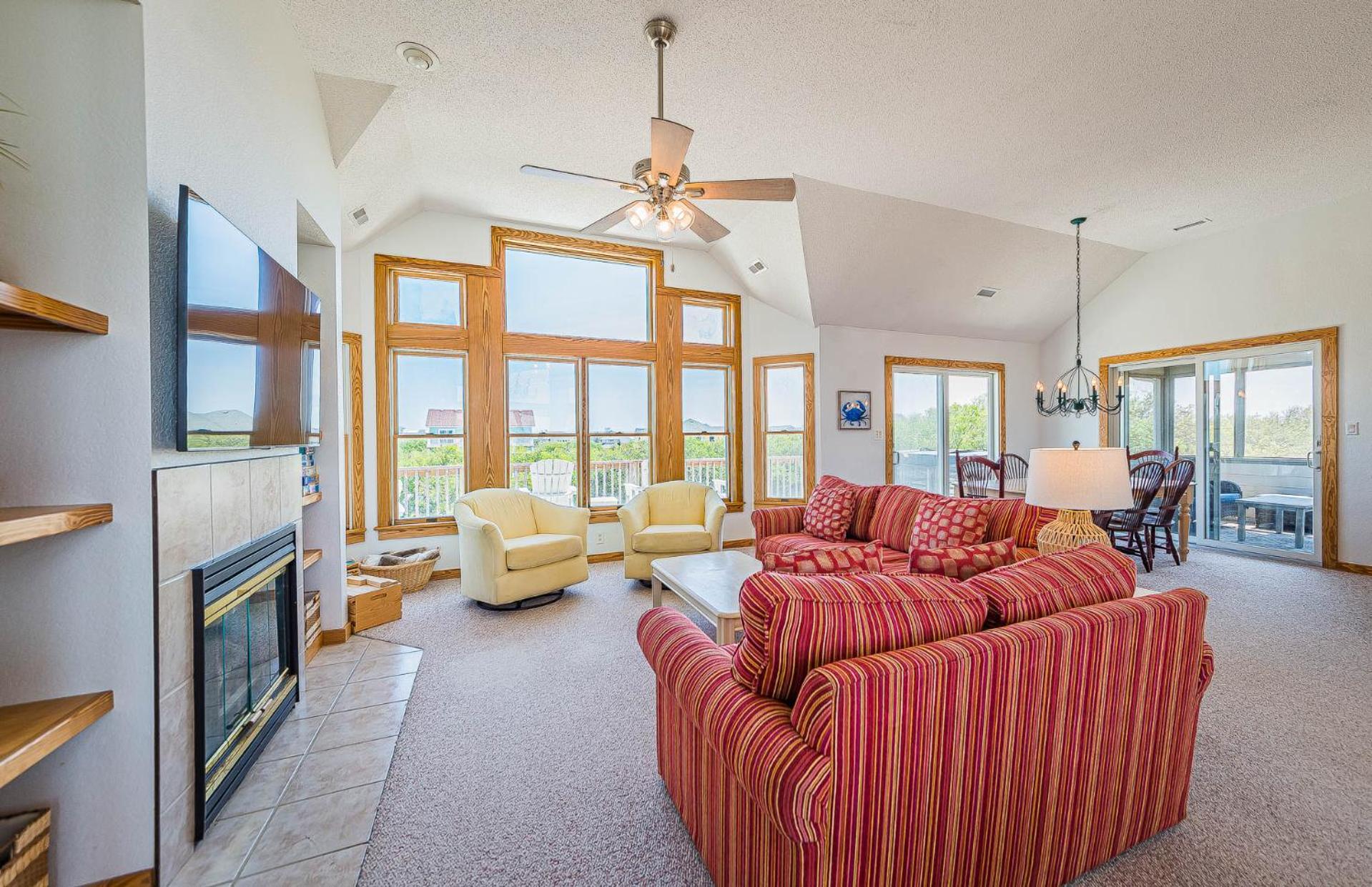 Rookery - Corolla, Whalehead, 395 Yds to Beach, Ocean View, Pool, Hot Tub, Pets OK, Flex Stays