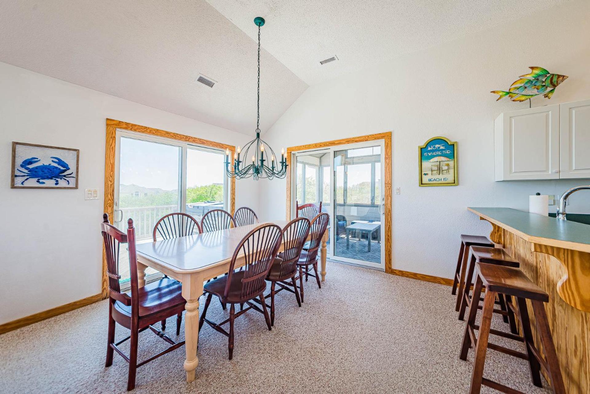 Rookery - Corolla, Whalehead, 395 Yds to Beach, Ocean View, Pool, Hot Tub, Pets OK, Flex Stays