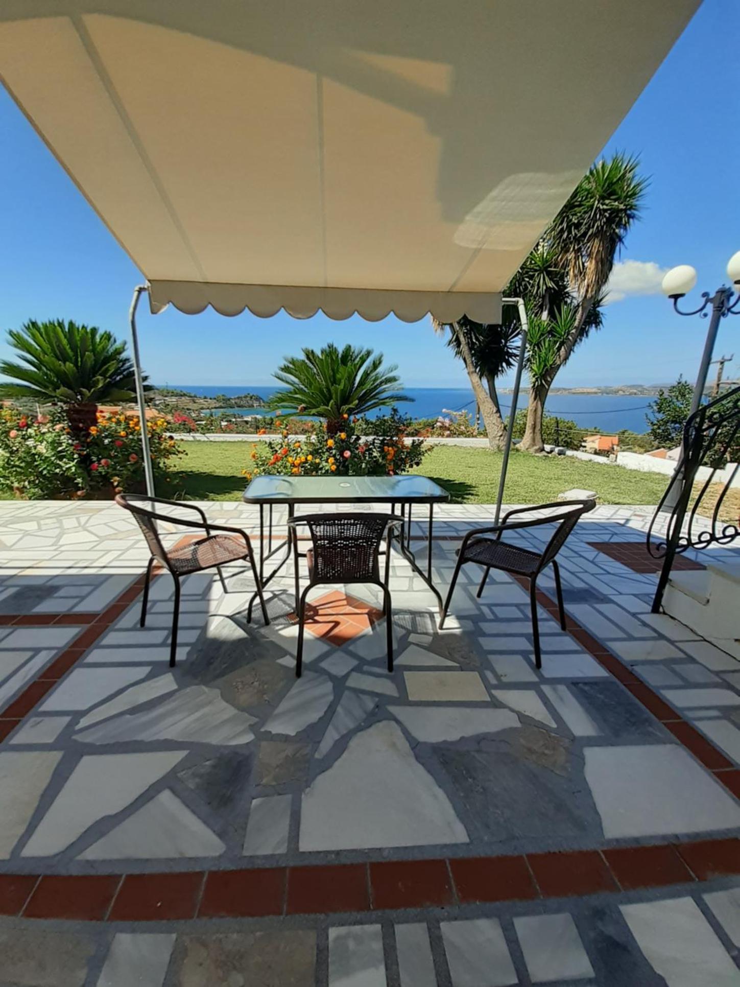 outdoor BBQ area