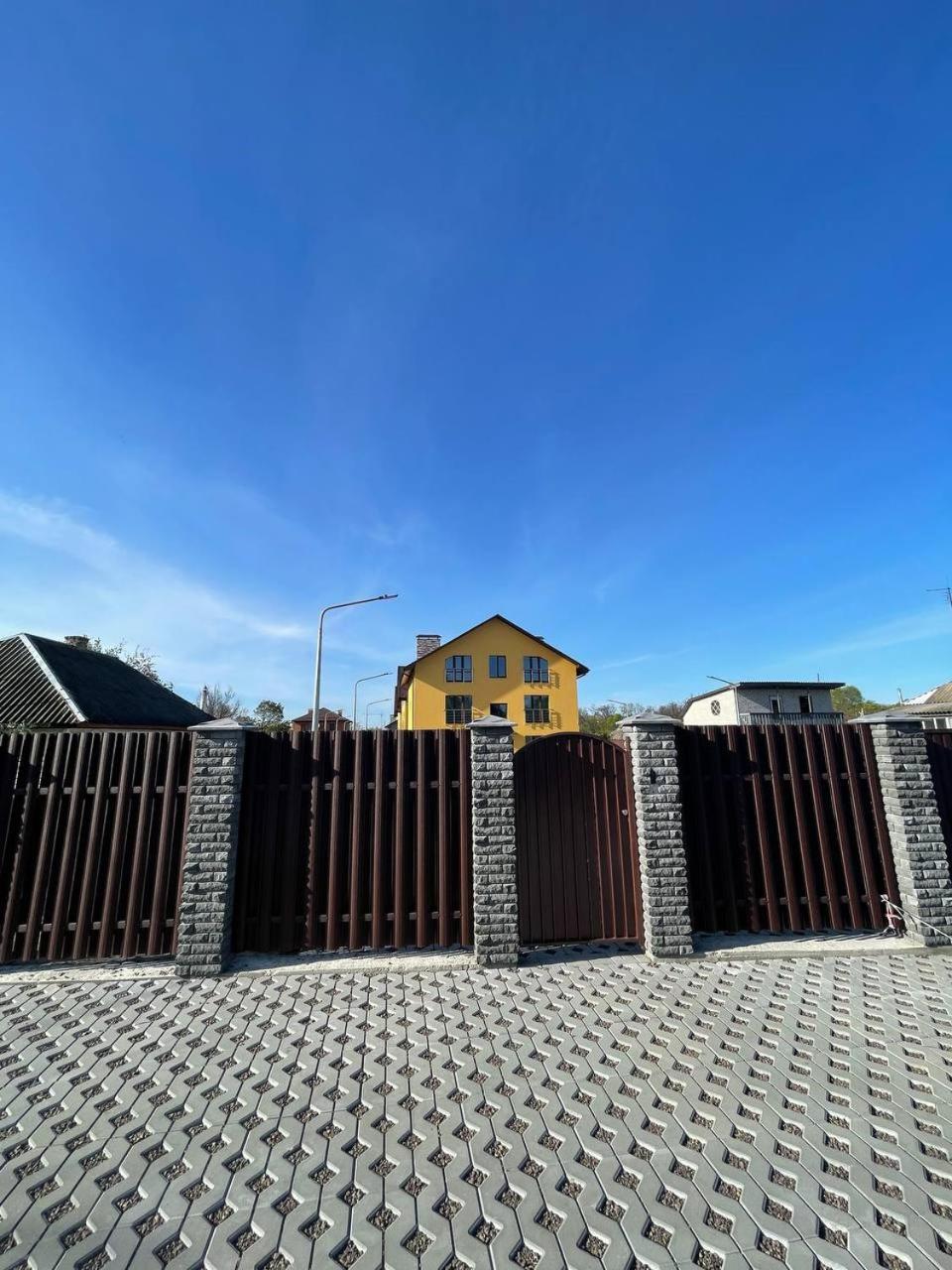 Yellow apartments