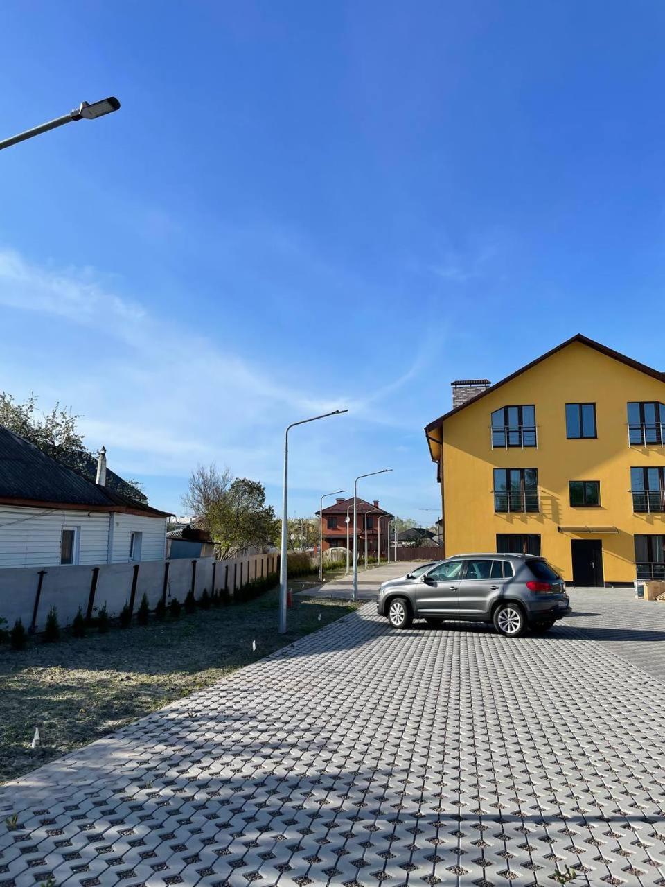 Yellow apartments