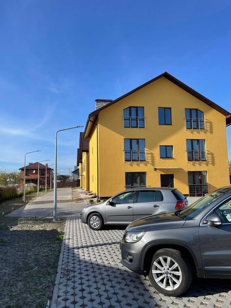 Yellow apartments