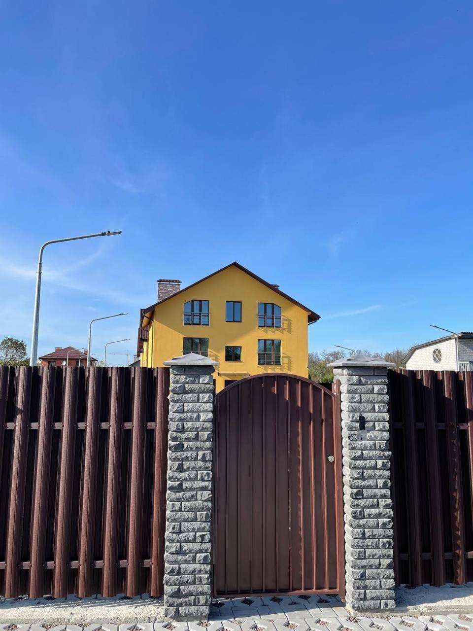 Yellow apartments