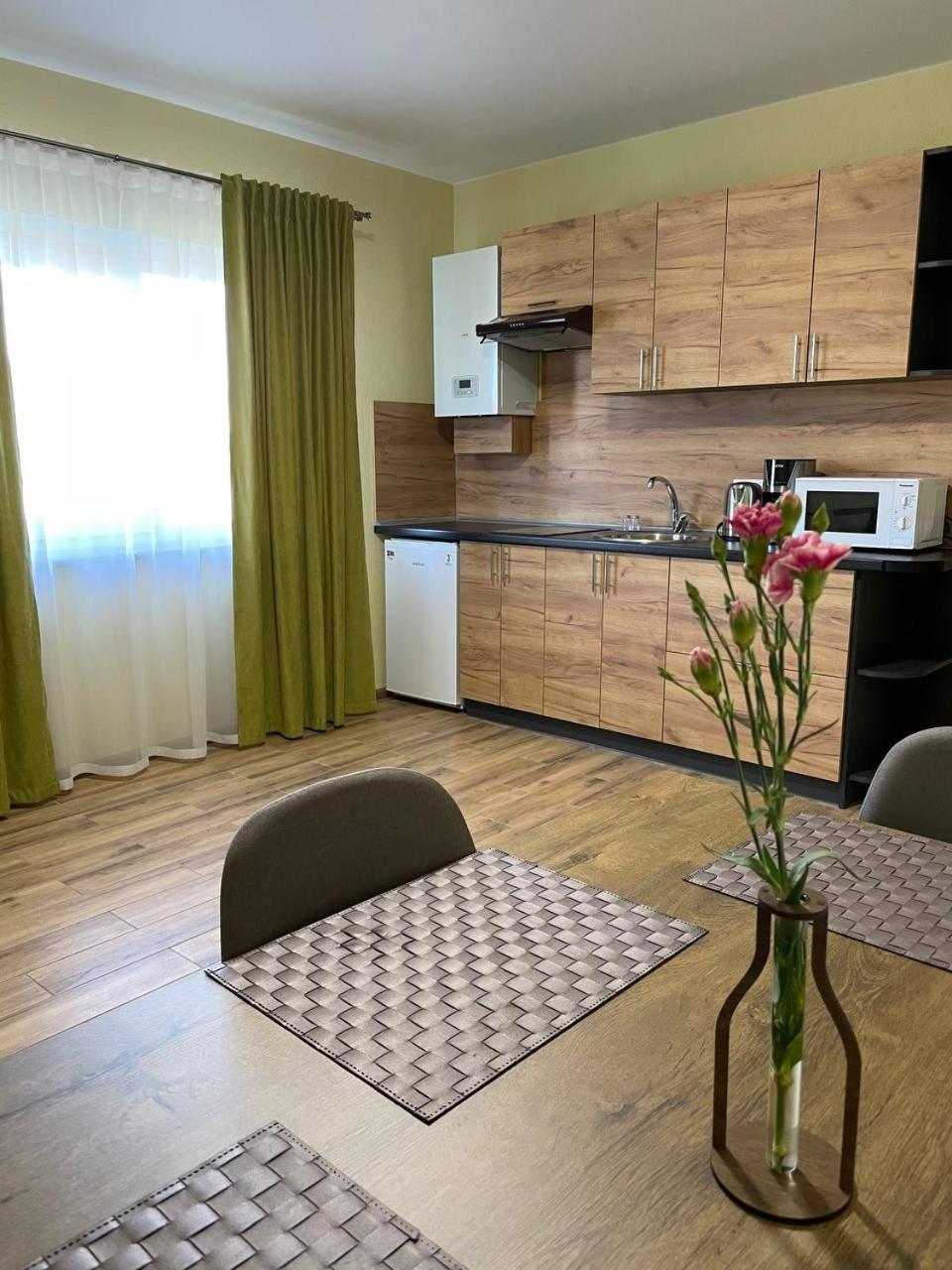 Yellow apartments