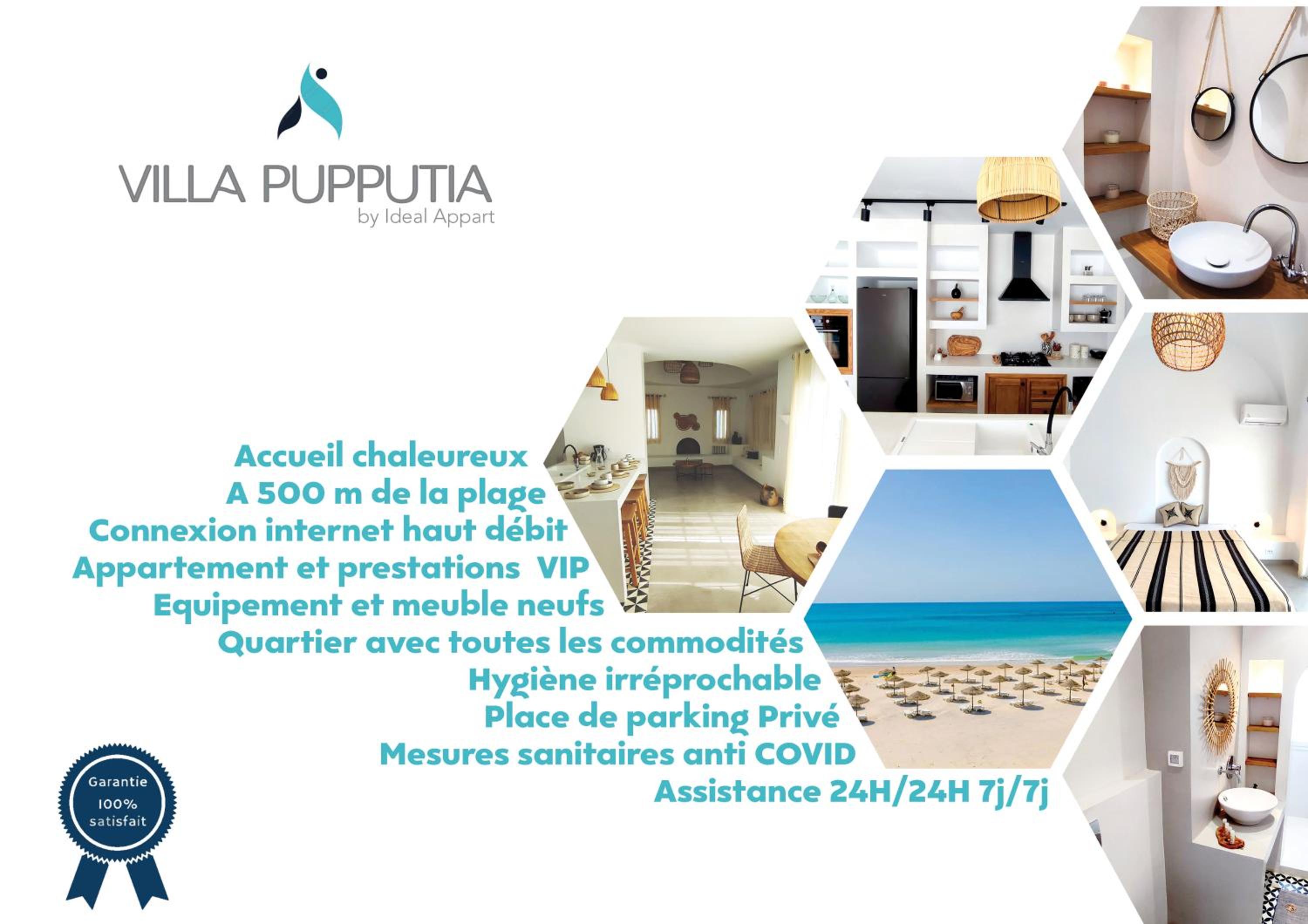 Villa Pupputia Hammamet M'rezga beach view 2