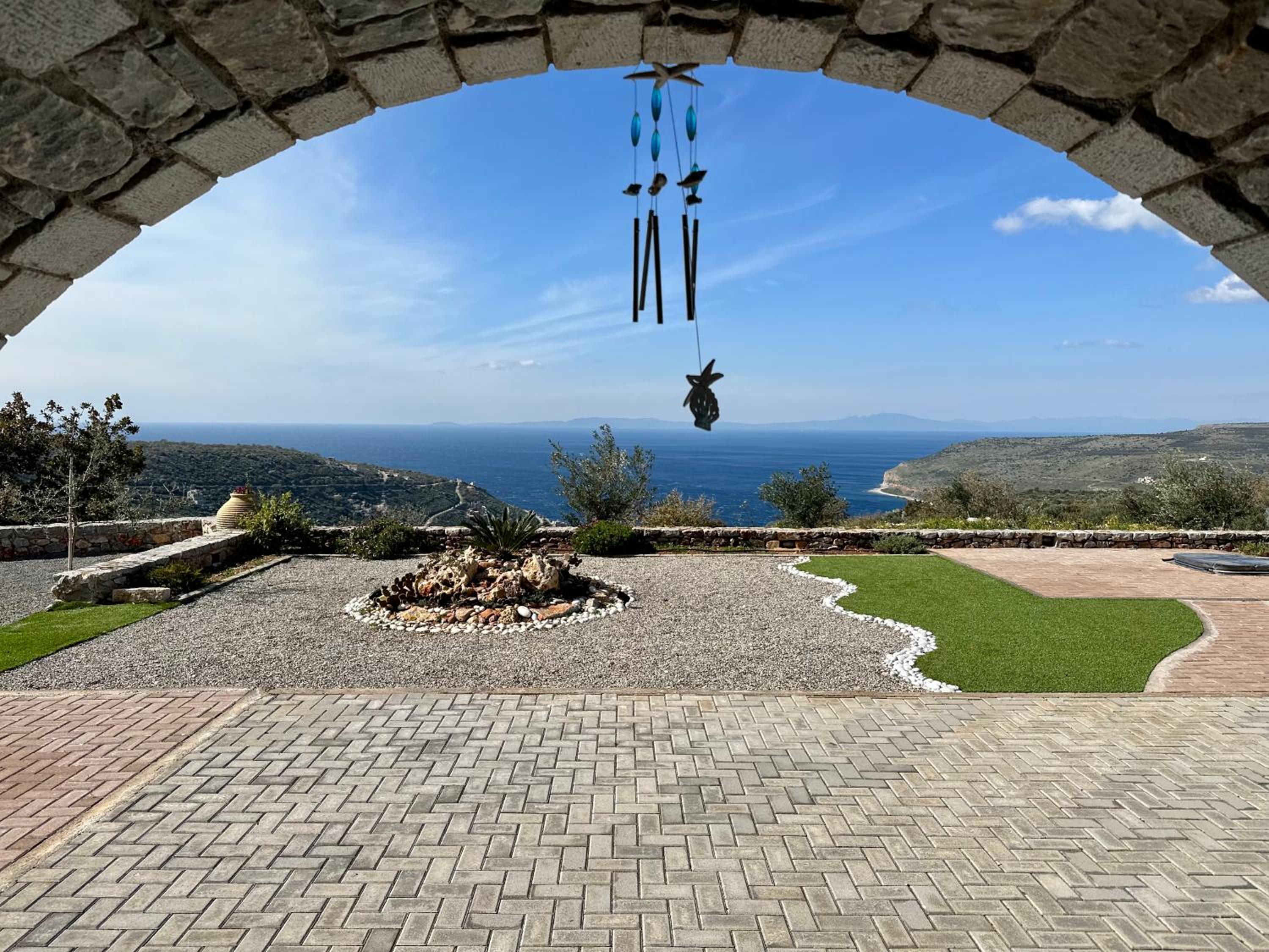 Sunset View Stone House, Areopoli Mani view 2
