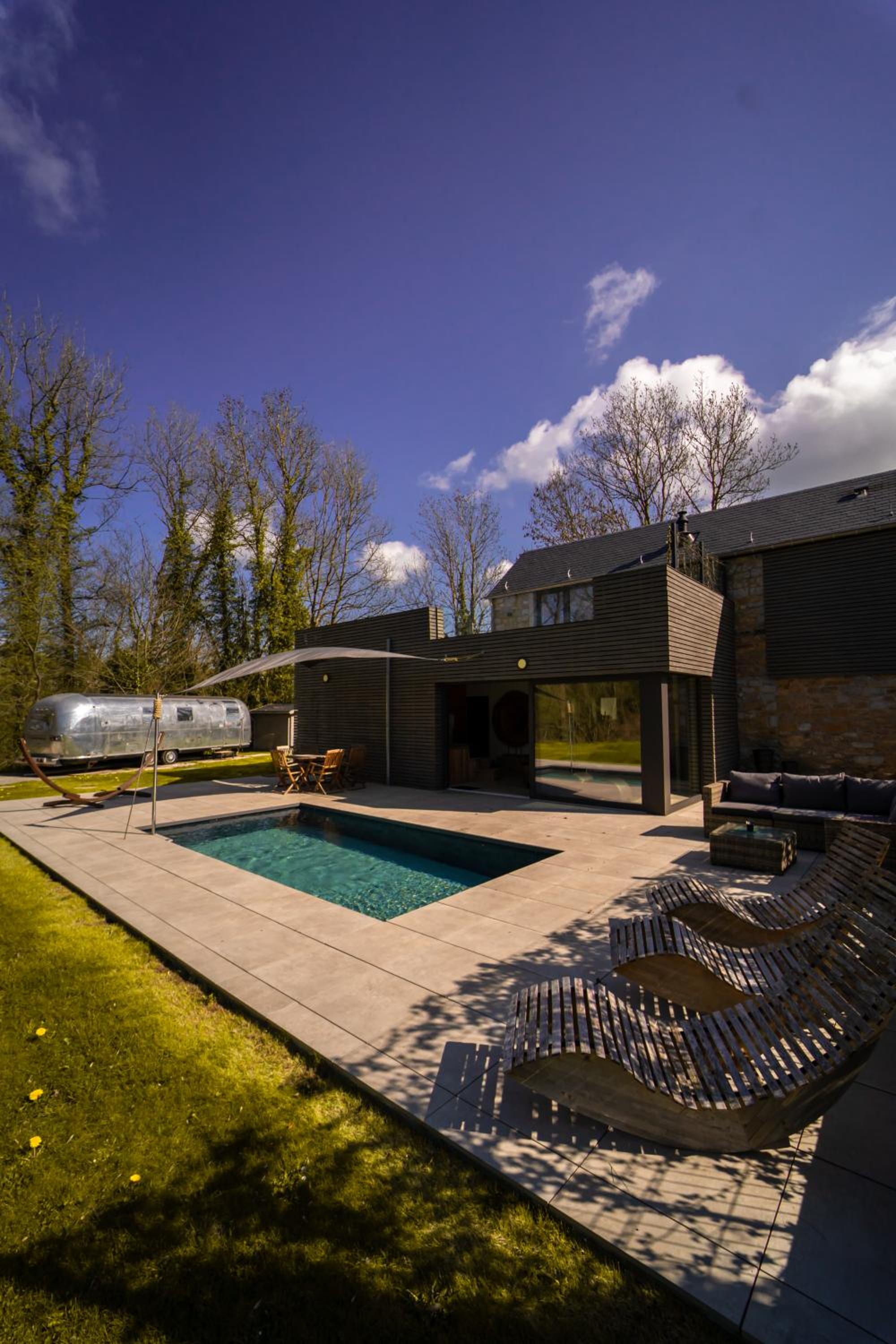 Le Fermage - logement avec piscine, sauna et jacuzzi